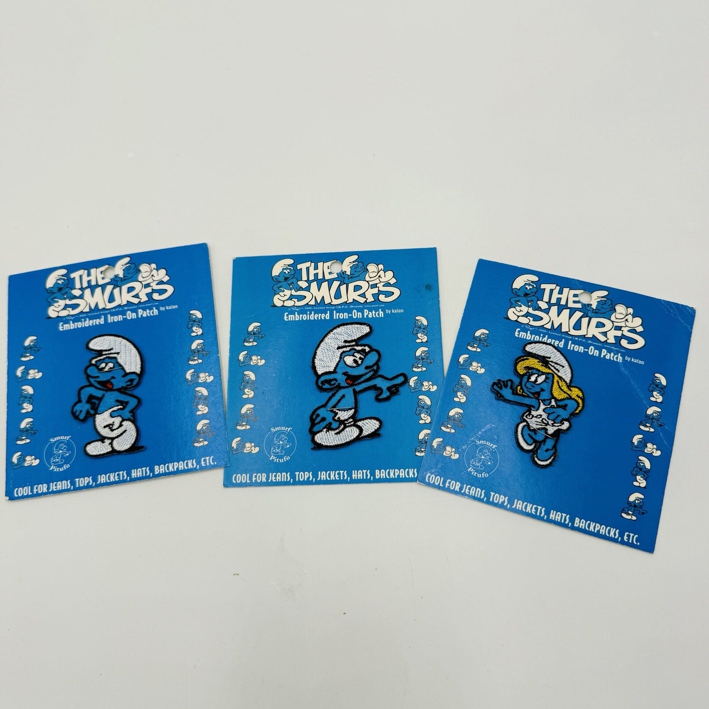 The Smurfs By Kalan Classic Cartoon Embroidered Iron On Patch Peyo 2000
