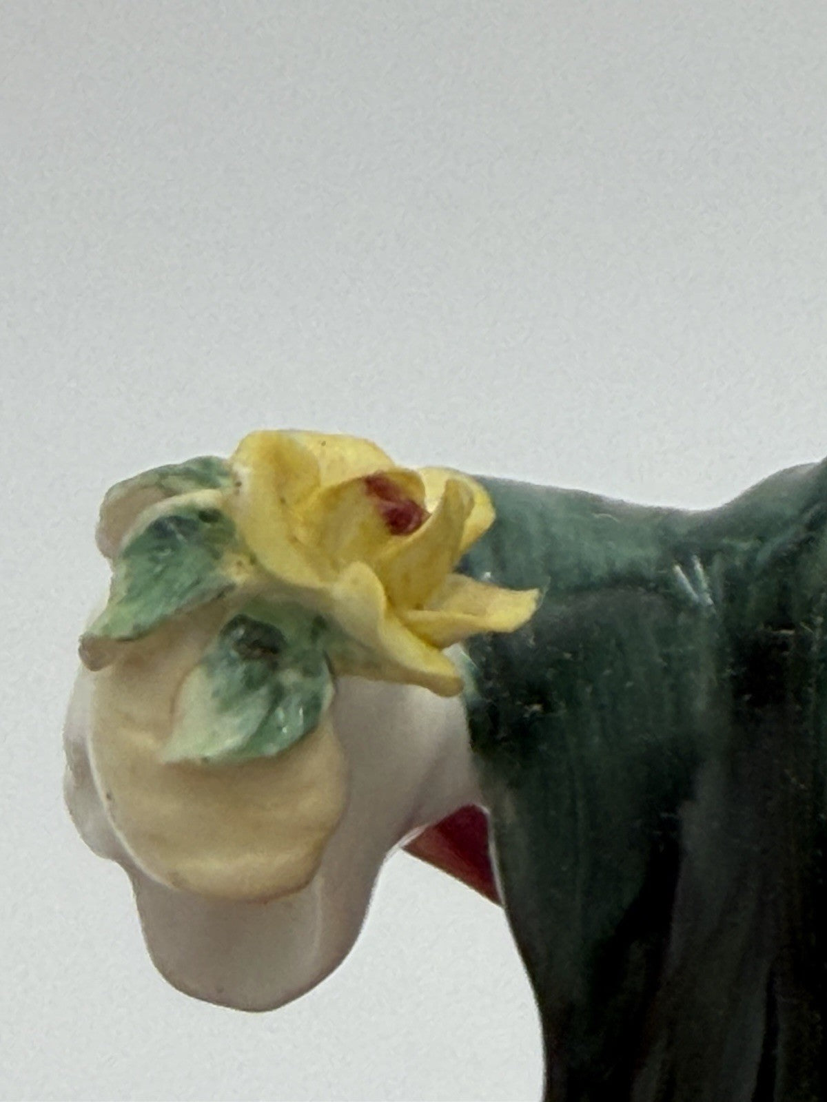 Large Royal Doulton England Porcelain Lady Charmian W/flowers HN 1949 8"H Figure