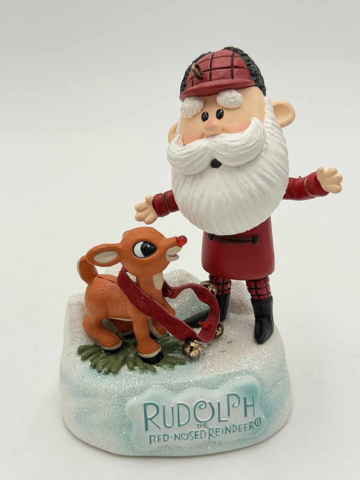 Carlton Cards Santa Rudolph Red Nosed Reindeer Jingle Musical Christmas Ornament