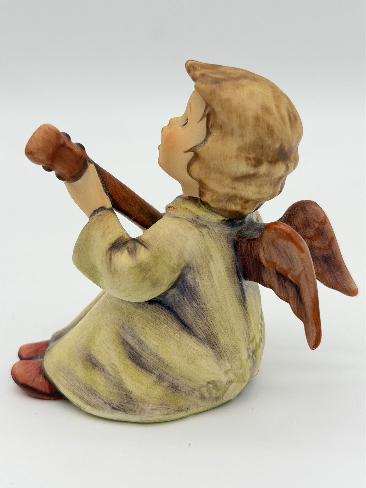 Hummel Goebel Germany Angel Cherub Sounds of the Mandolin Figurine 4”H