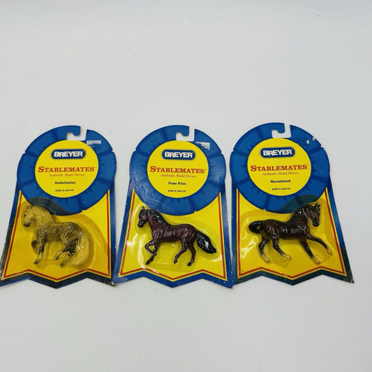 Breyer Stablemates Andalusian & Paso Fino  Warmblood Authentic model Horses