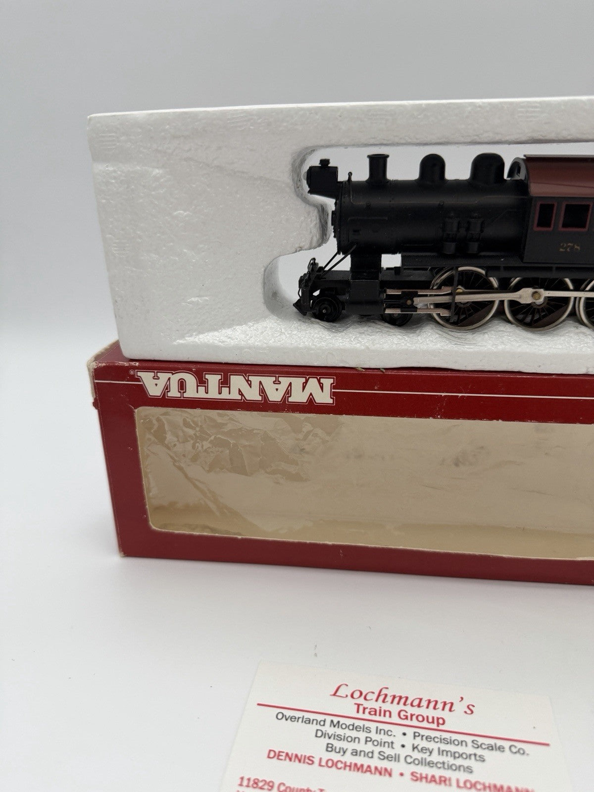 HO Scale Mantua 323-21 Pacific Camelback 4-6-2 Reading Train Locomotive Vintage