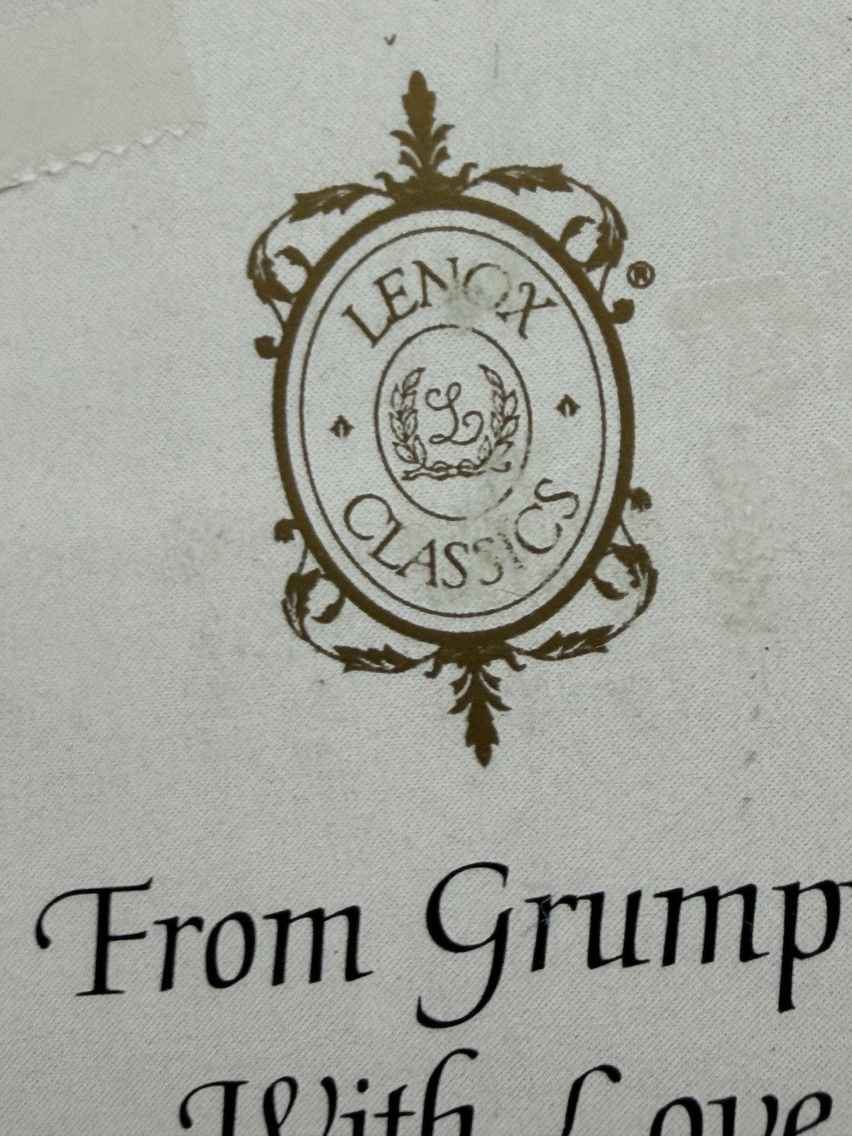 LENOX Disney Showcase Collection From Grumpy With Love Ornament COA Sealed