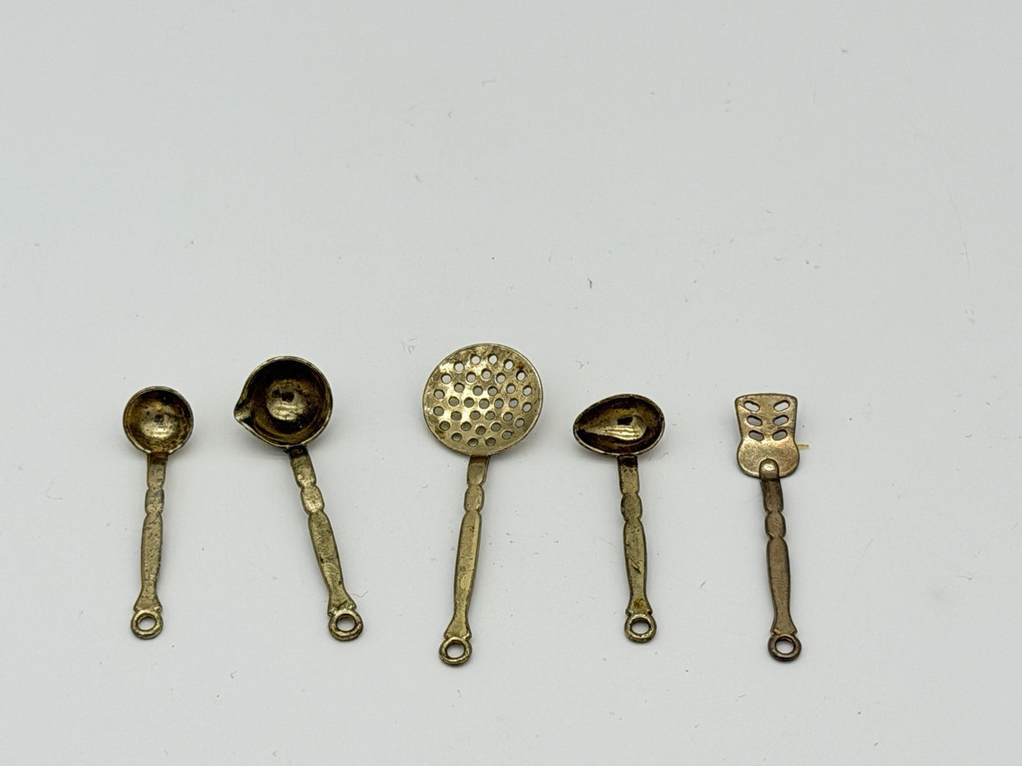 Vintage Bodo Hennig Dollhouse 1:12 5 PCs Kitchen Utensils Miniature Set