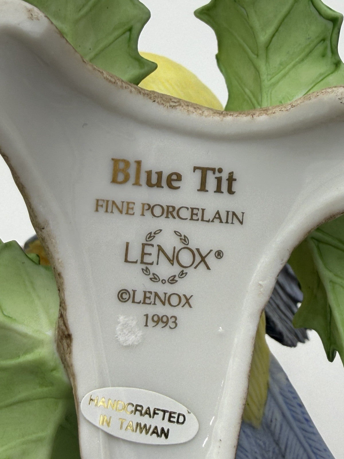 Lenox USA Porcelain Blue Tit European Birds Collection Christmas