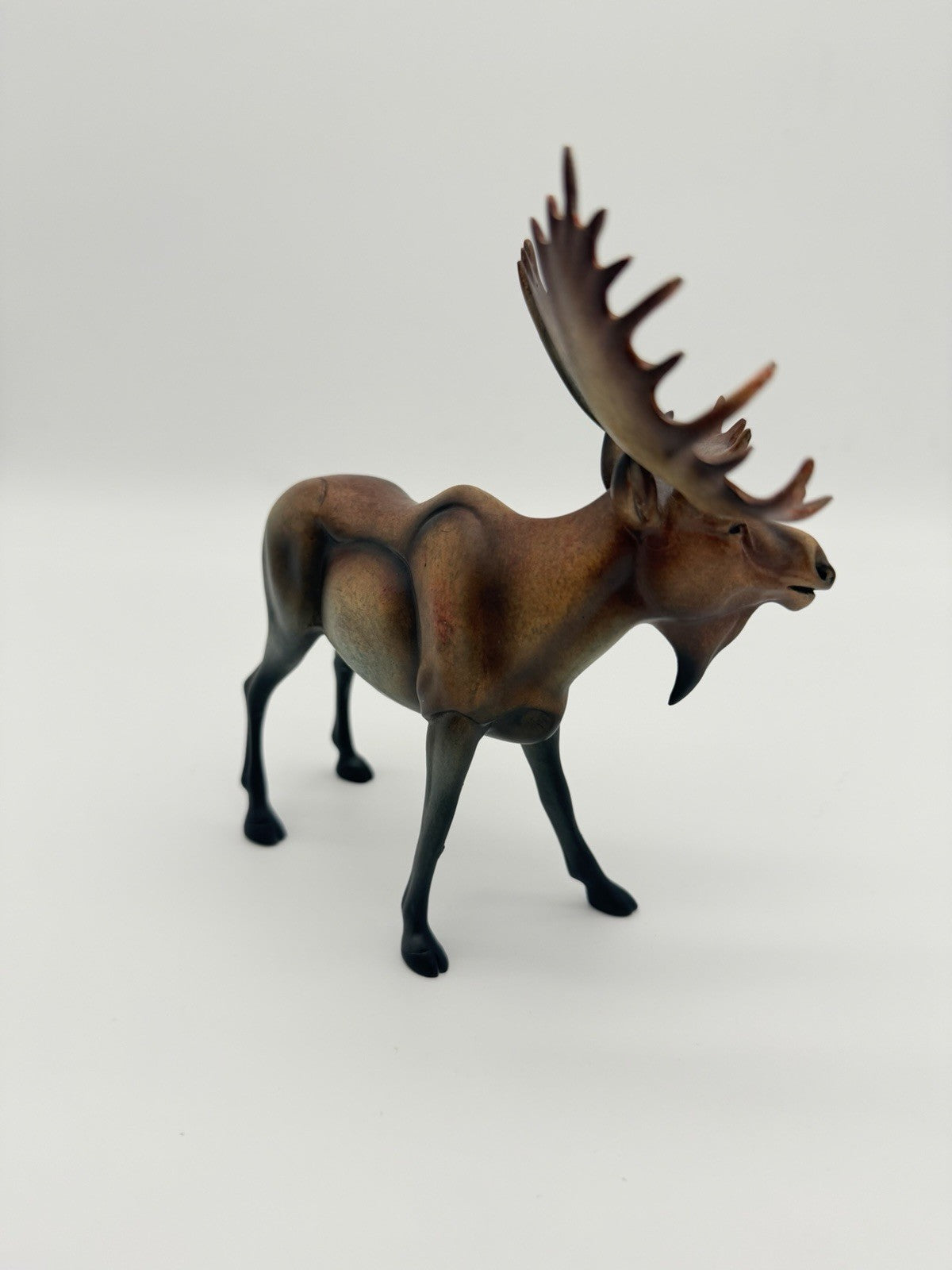 Rare IMAGO Stephen Guerrero August Maquette Bisque Resin Moose Figurine 6”x5”