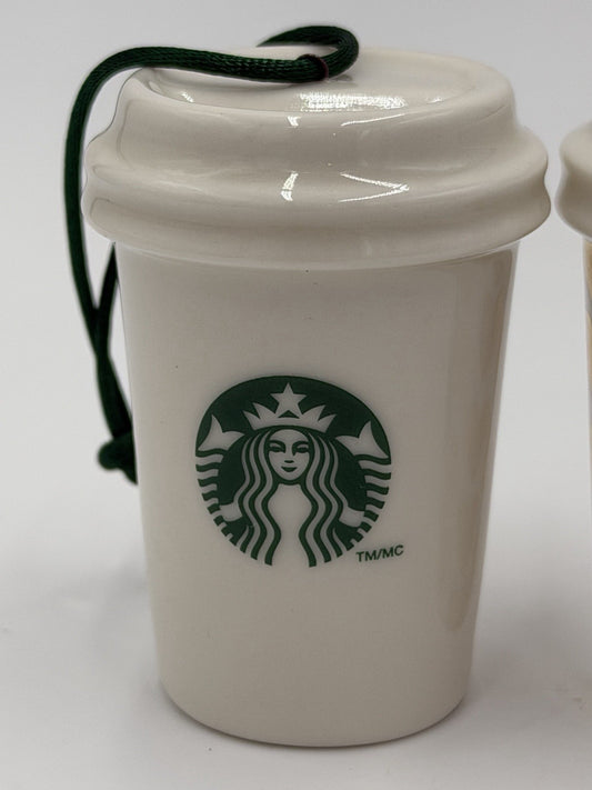 Starbucks Coffee Company Hanging Mini Cups Christmas Ornaments 1971, 1992,2011