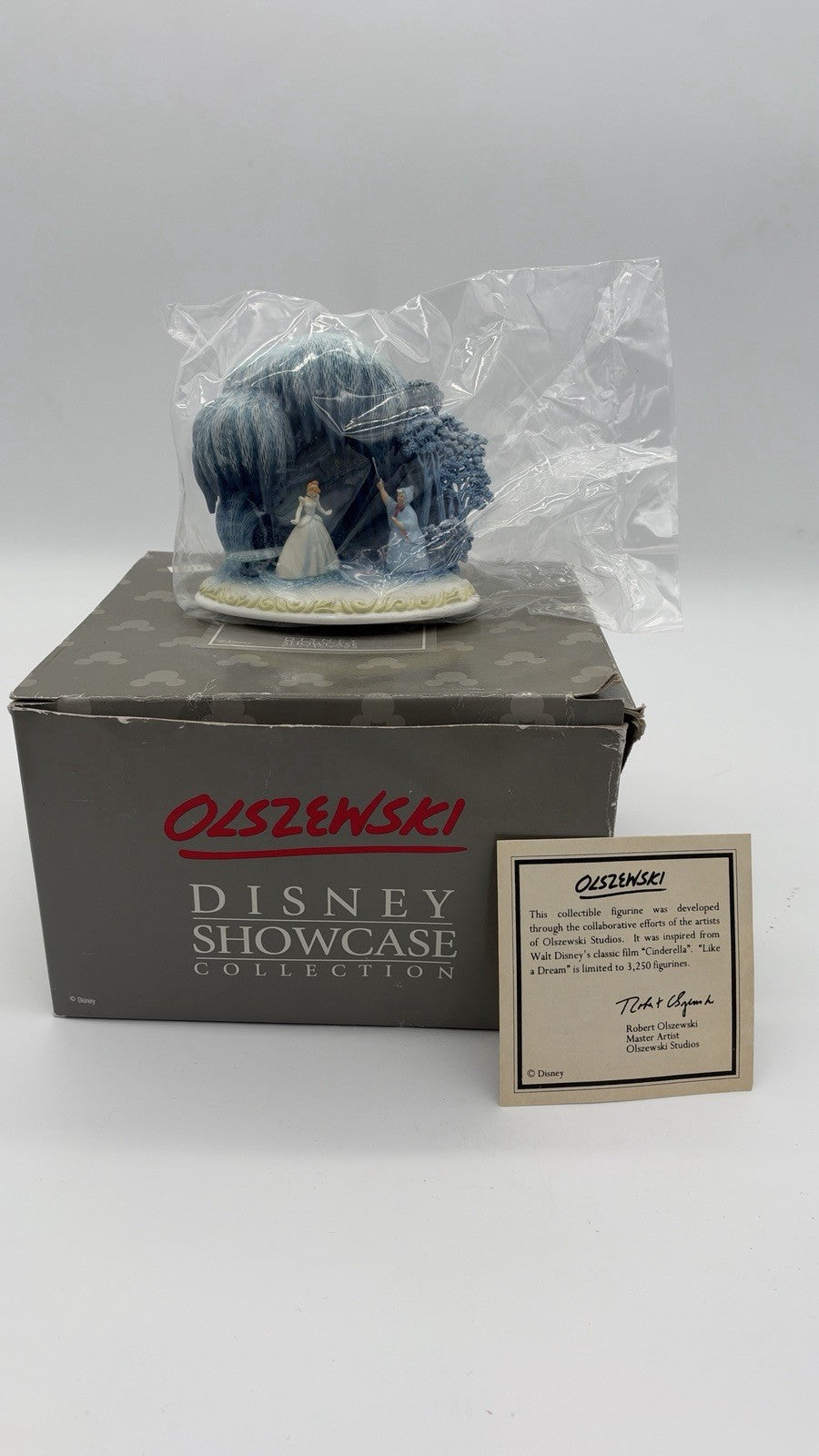 Olszewski Disney Showcase Story Time Like A Dream Cinderella Figurine Signed New