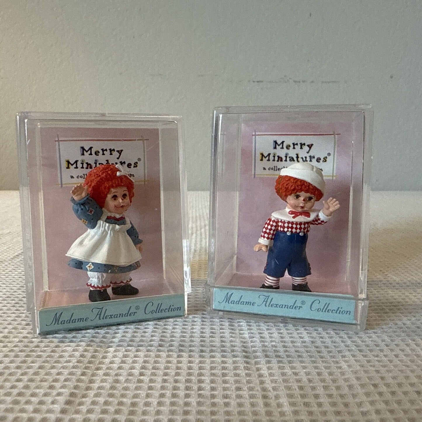 Hallmark Madame Alexander Collection Raggedy Ann and Andy Merry Miniature