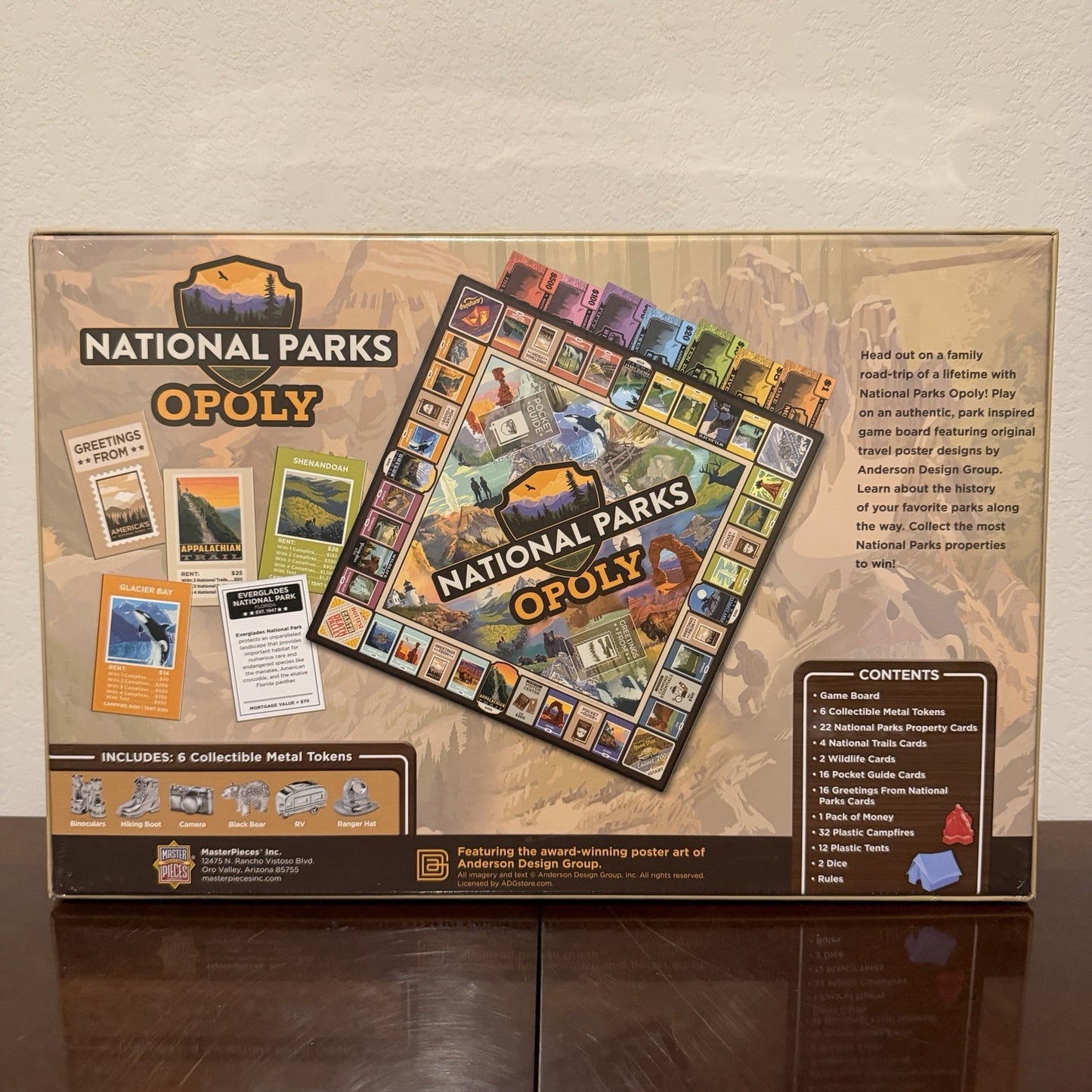 National Parks Opoly by Anderson Design - Premium Quality Sealed Board Game