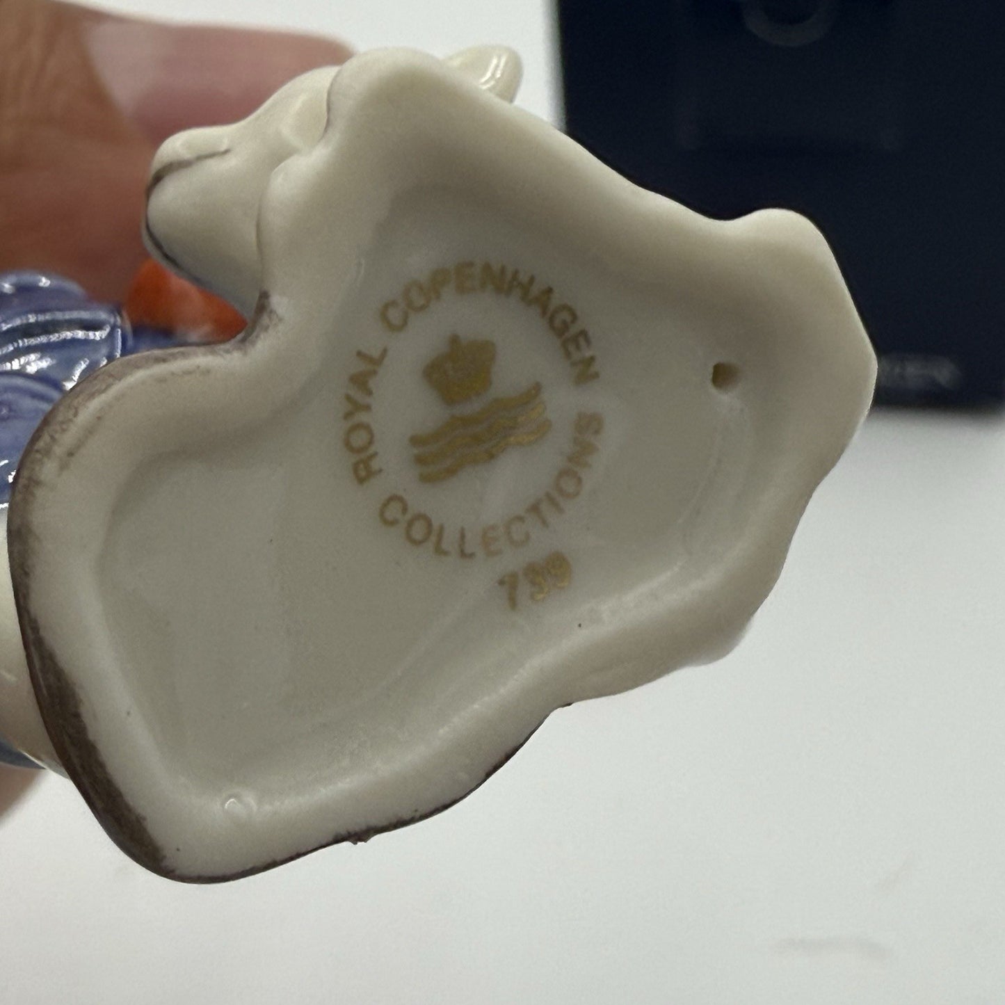 Vintage Royal Copenhagen Denmark 2000 Hans ornament Porcelain Figurine Christmas