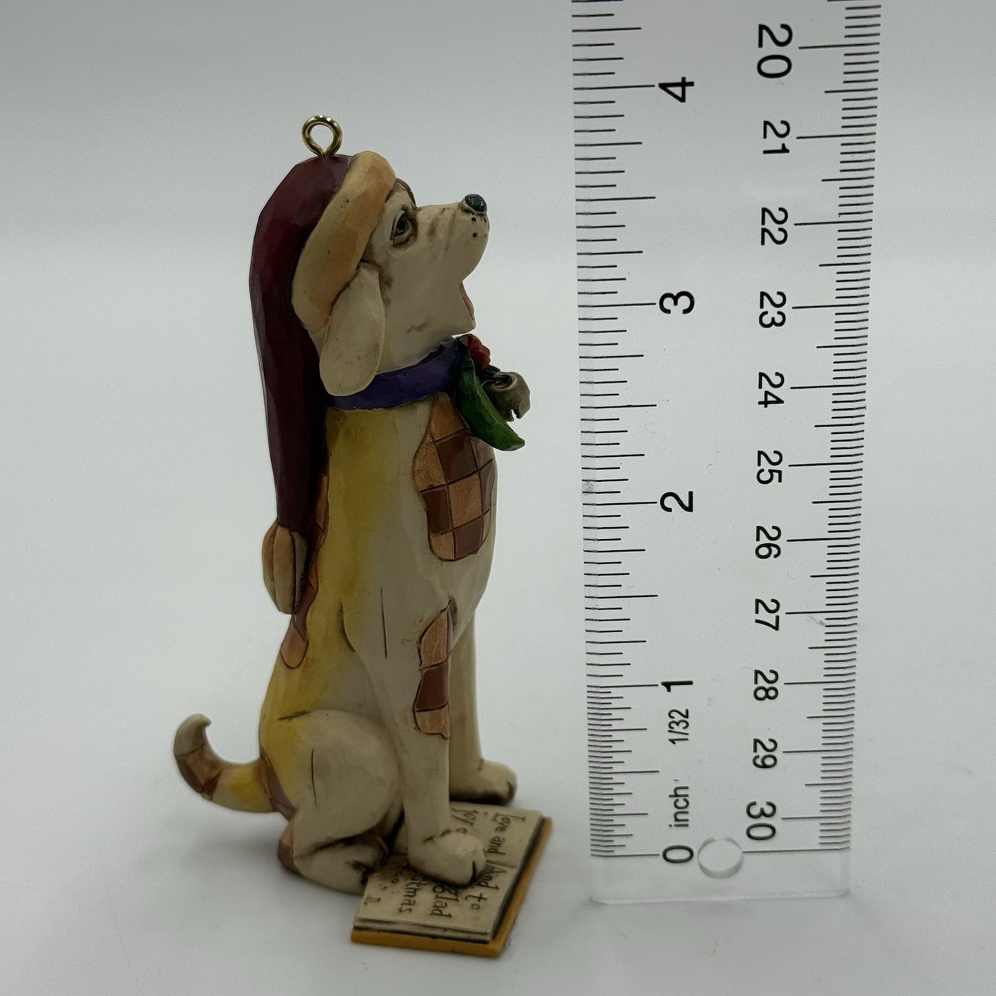 Jim Shore Heartwood Creek Christmas Caroling Dog Ornament #4011162.