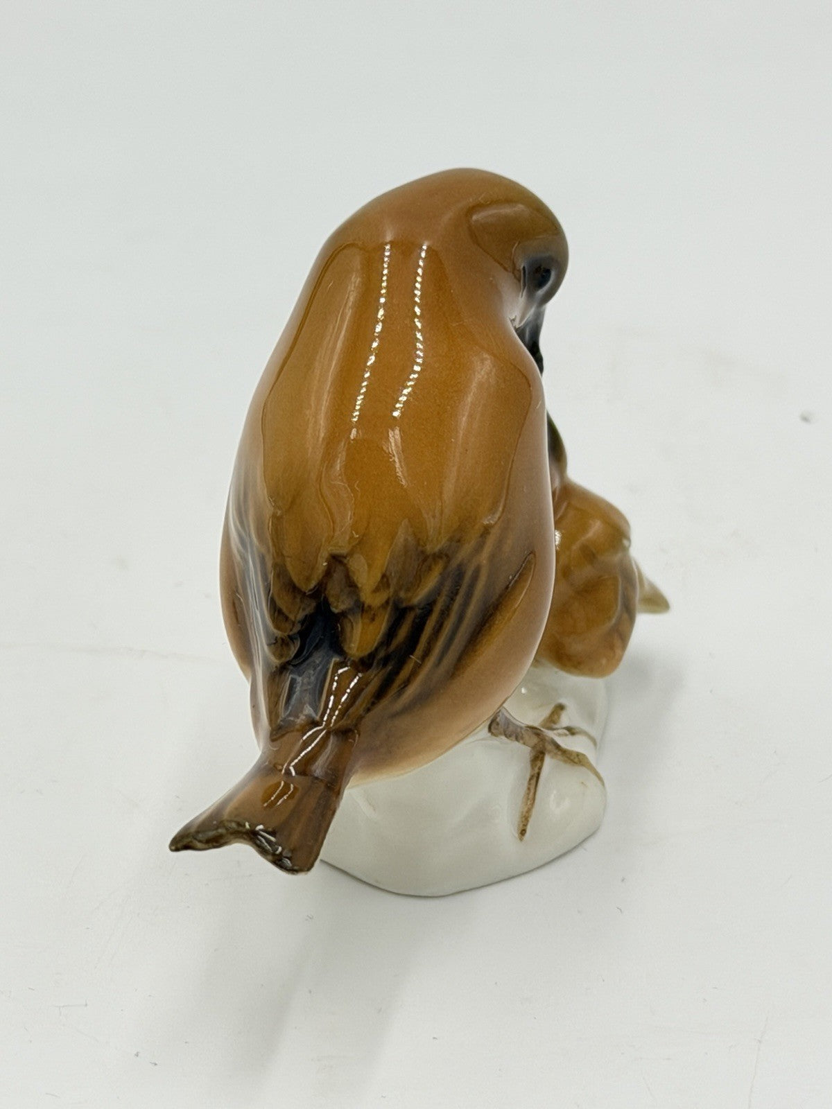 Hutschenreuther Germany K. Tutter Robin Bird Mom Feeding Porcelain Figurine
