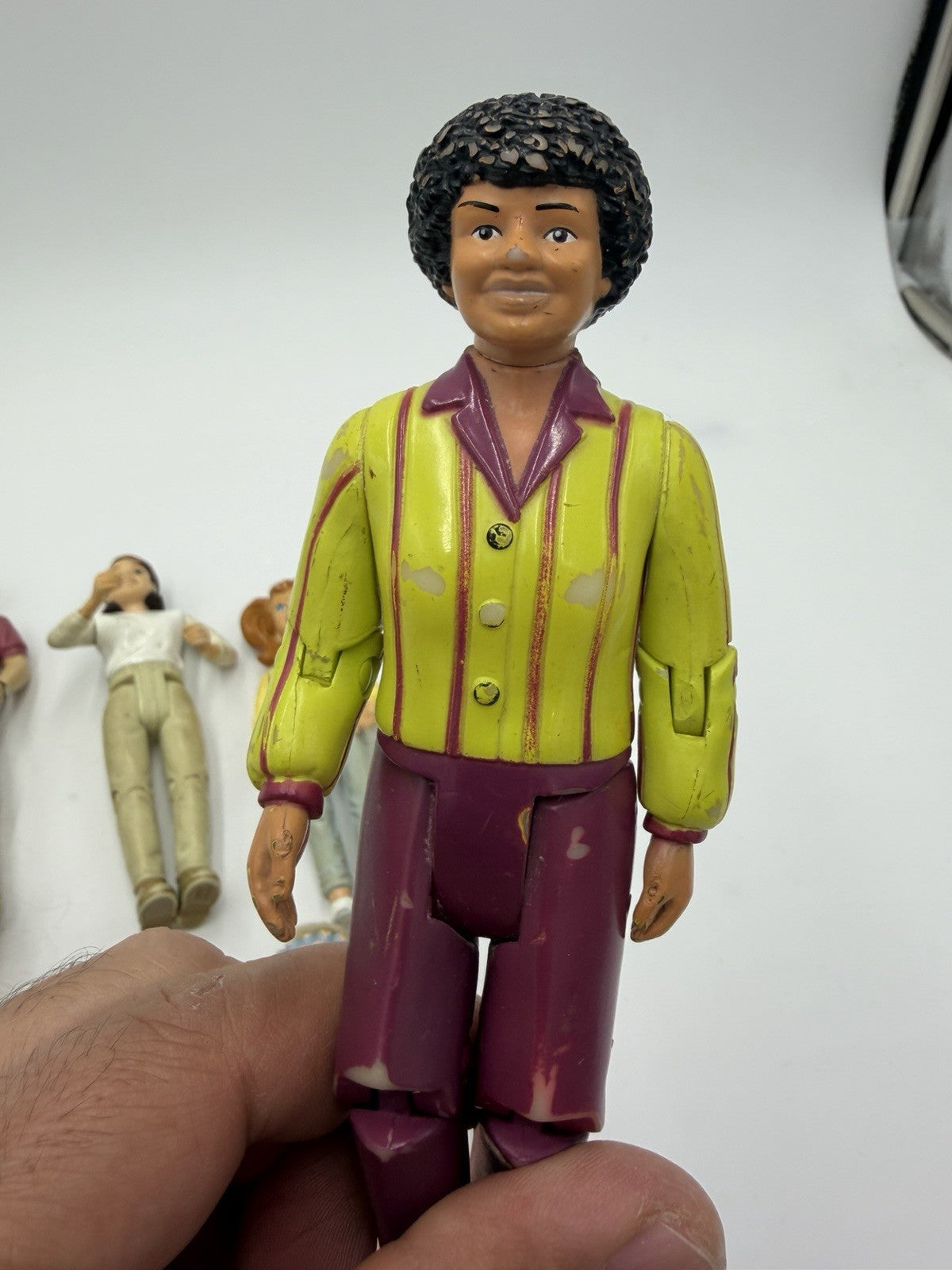 Fisher Price Loving Family Dolls 2000 Vintage 9 Pieces Dolls Action Figurines
