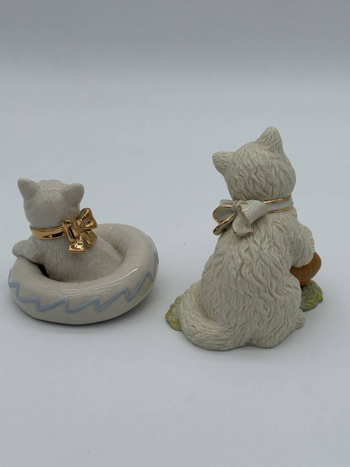 Lenox USA Porcelain Twelve Months Of Kittens August /September Cats Figurines