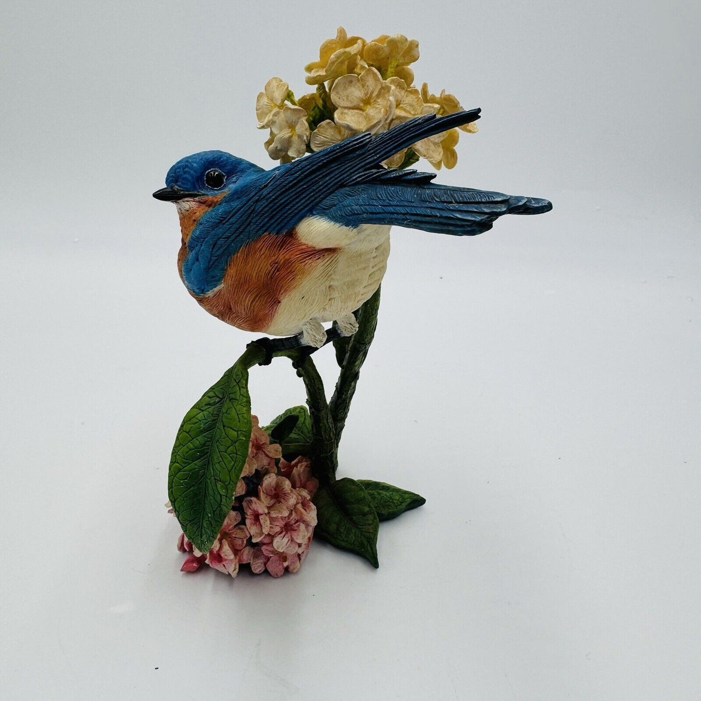 The Danbury Mint Summer’s Song Blue Bird Figurine By Bob Guge Vintage