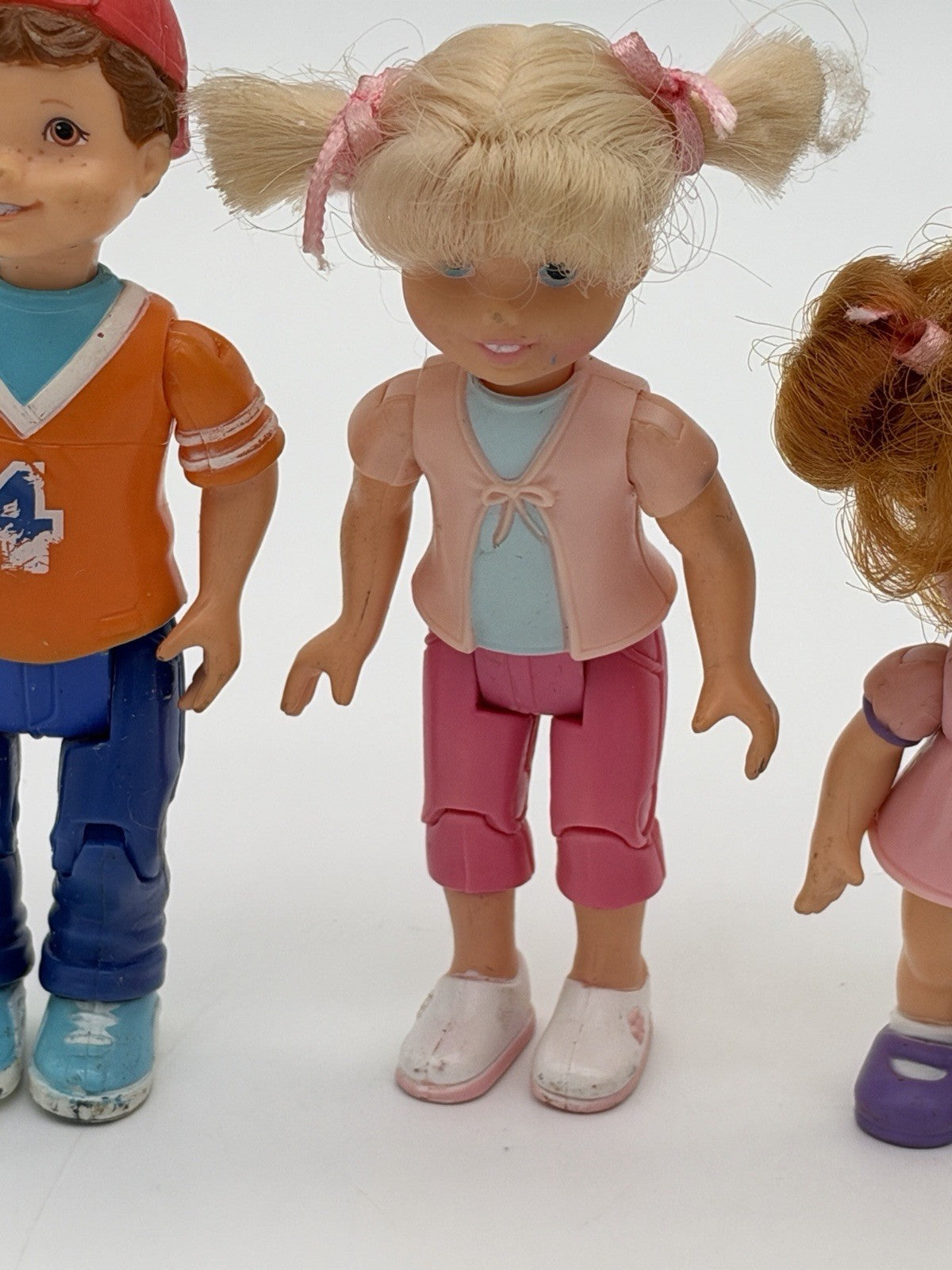 2002 Fisher price loving family siblings dollhouse dolls figurines Vintage Rare