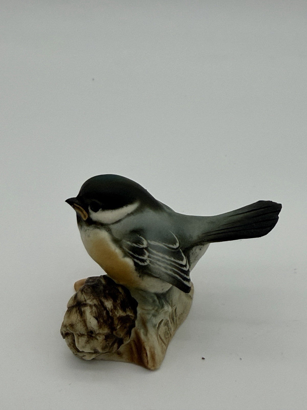 Rare Tay Porcelain Italy Royal Cornwall Bird Miniature Figurine Painted Vtg 2”