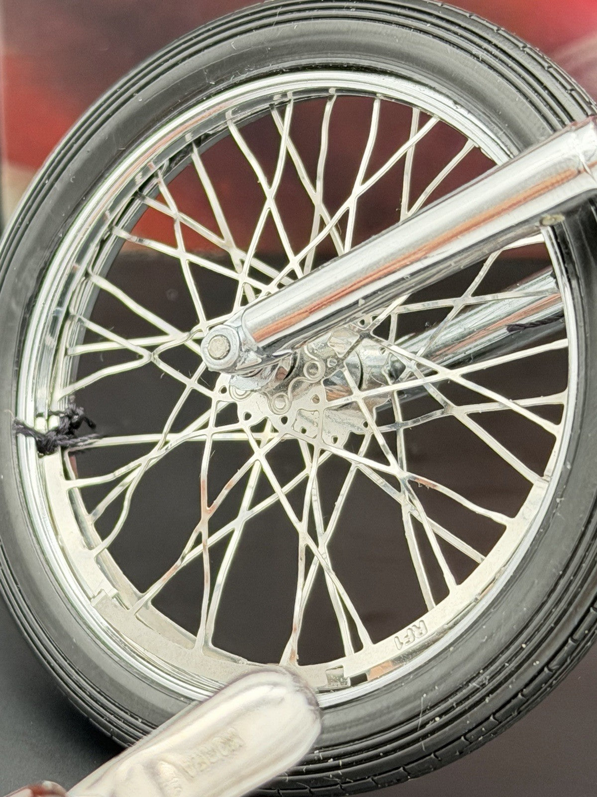 Franklin Mint Harley-Davidson 1969 Easy Rider 1:10 Scale Diecast (flawed Rims