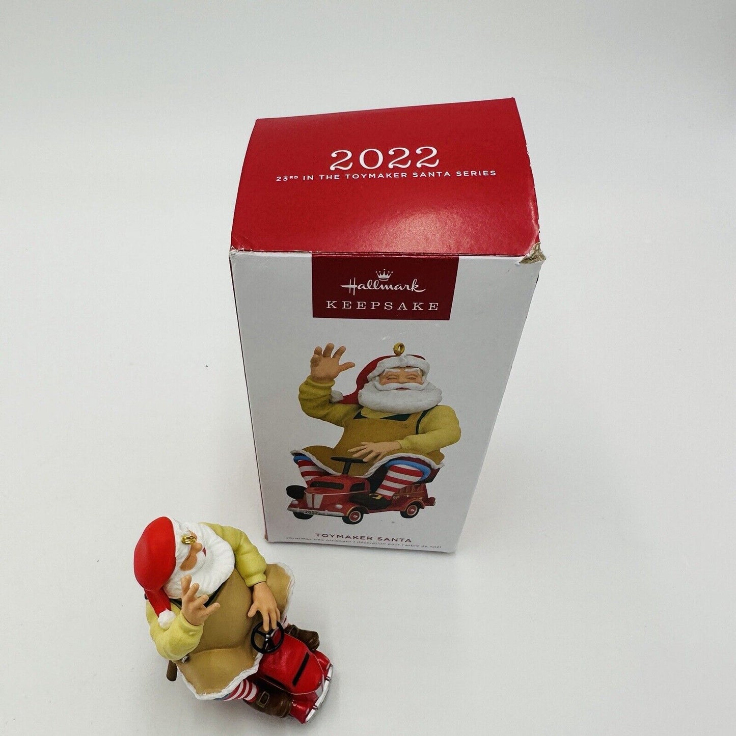 Hallmark Christmas Ornament Keepsake Toymaker Santa 23rd in Series 2022