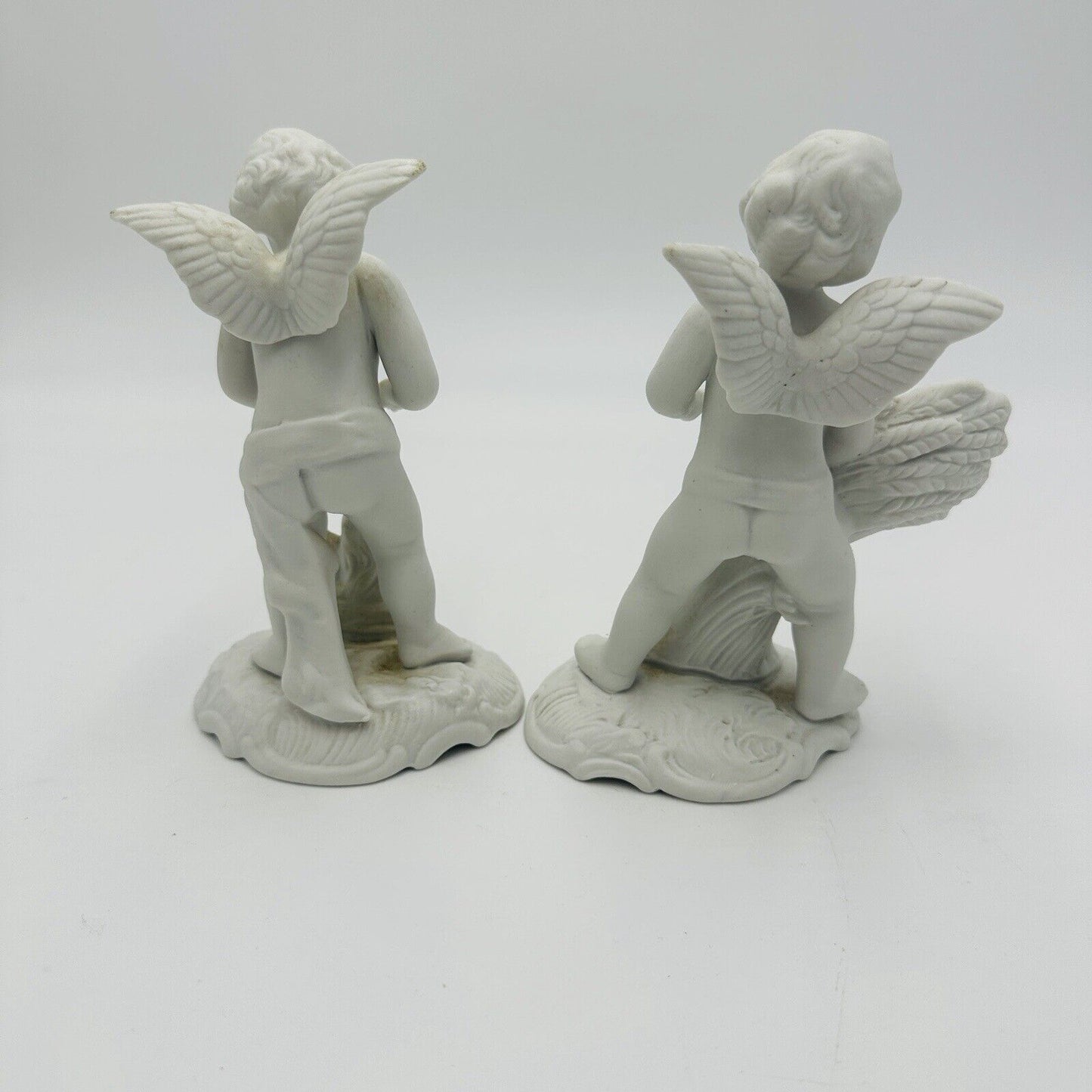 Karl Klette Dresden Cherubs Four Seasons White Bisque Germany Vintage