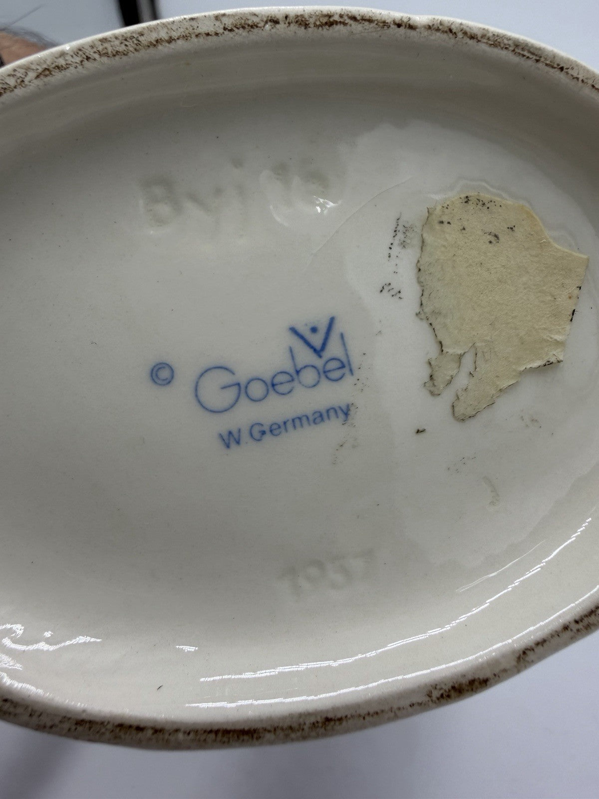 Goebel Hummel Germany Porcelain Praying Boy & Girl Figurine Set BYJ16&17 5.5”H