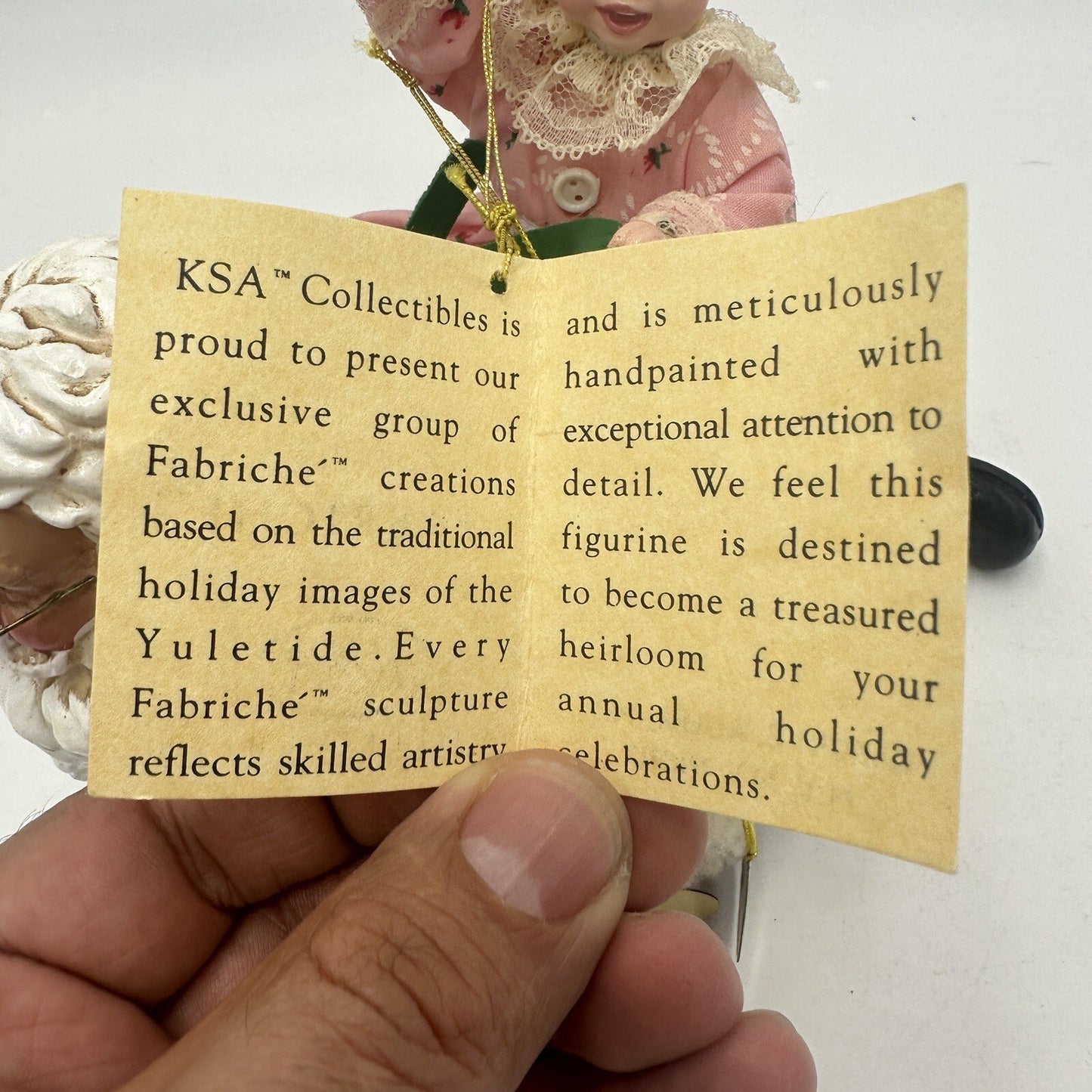 Kurt Adler Grandpa Santa Piggy Back Marjorie Rothberg Figurine Limited Edition