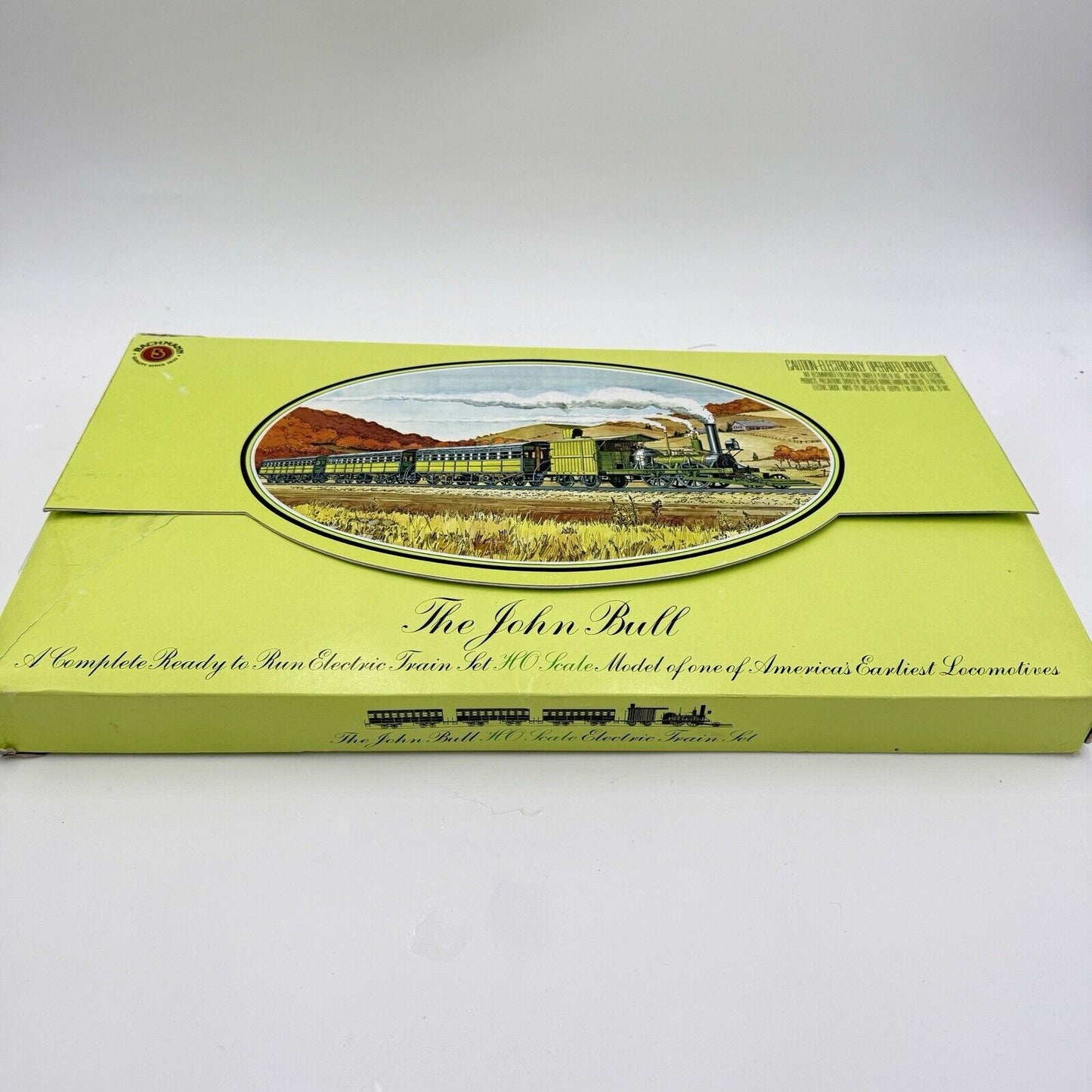 Bachmann - HO "The John Bull" Loco w/ Tender & Cars - Electric Train Set