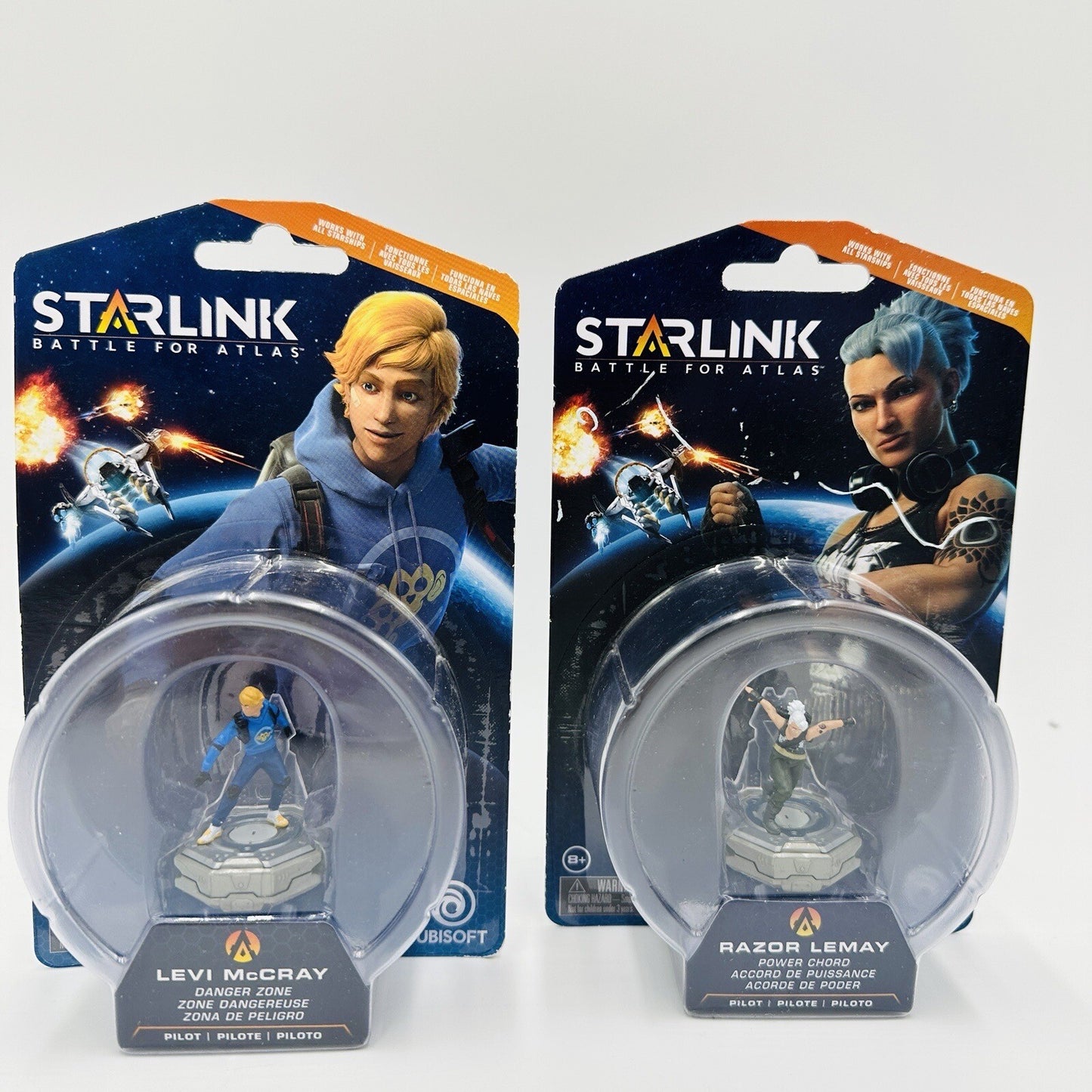 Starlink Battle For Atlas Action Figurine Levi McGray & Razor Lemay Ubisoft 2018