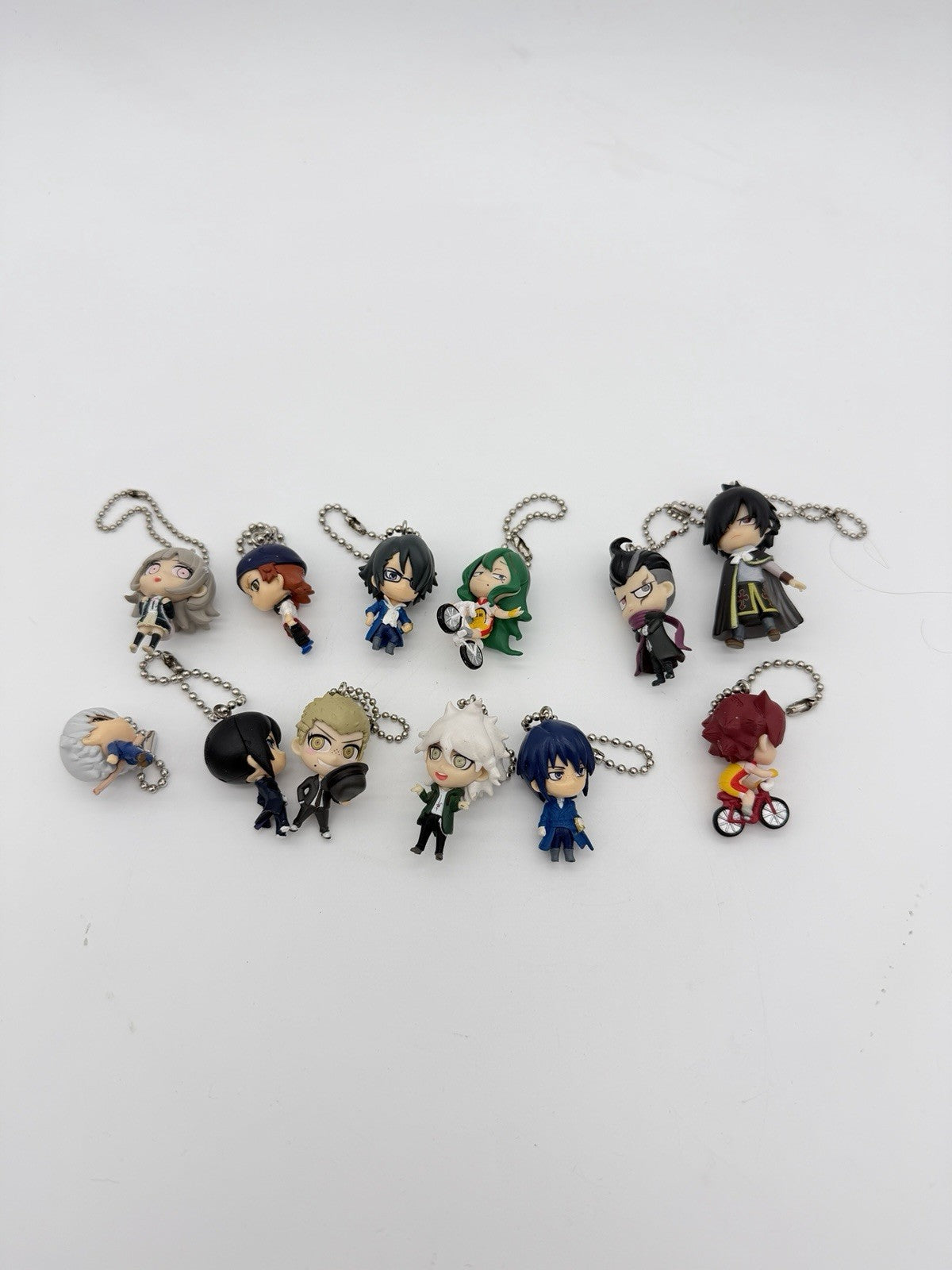 Bandai Takara Tomy Arts Fairy Tail Anime Swing Mascot Keychain Figurines Lot 11