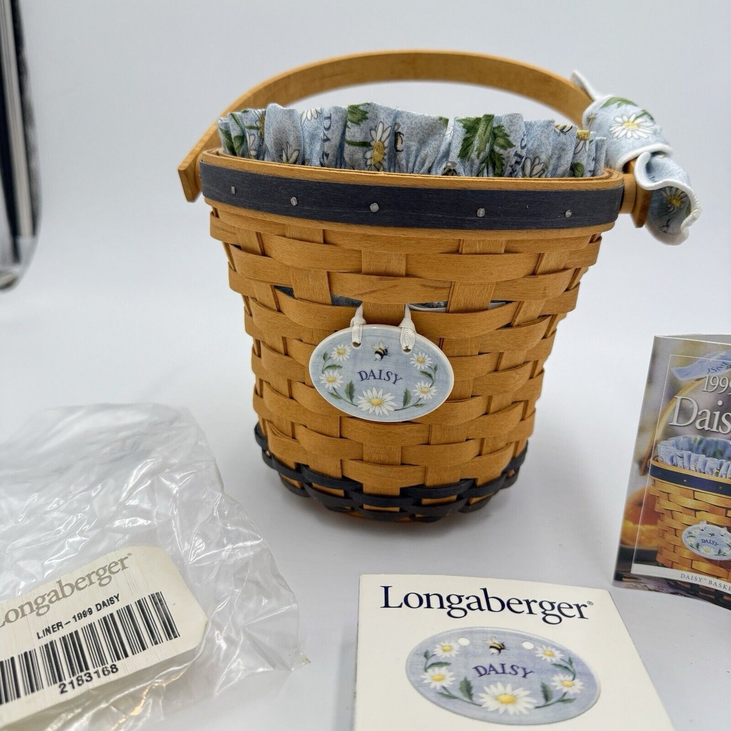 Vintage Longaberger 1999 May Series Daisy Basket New