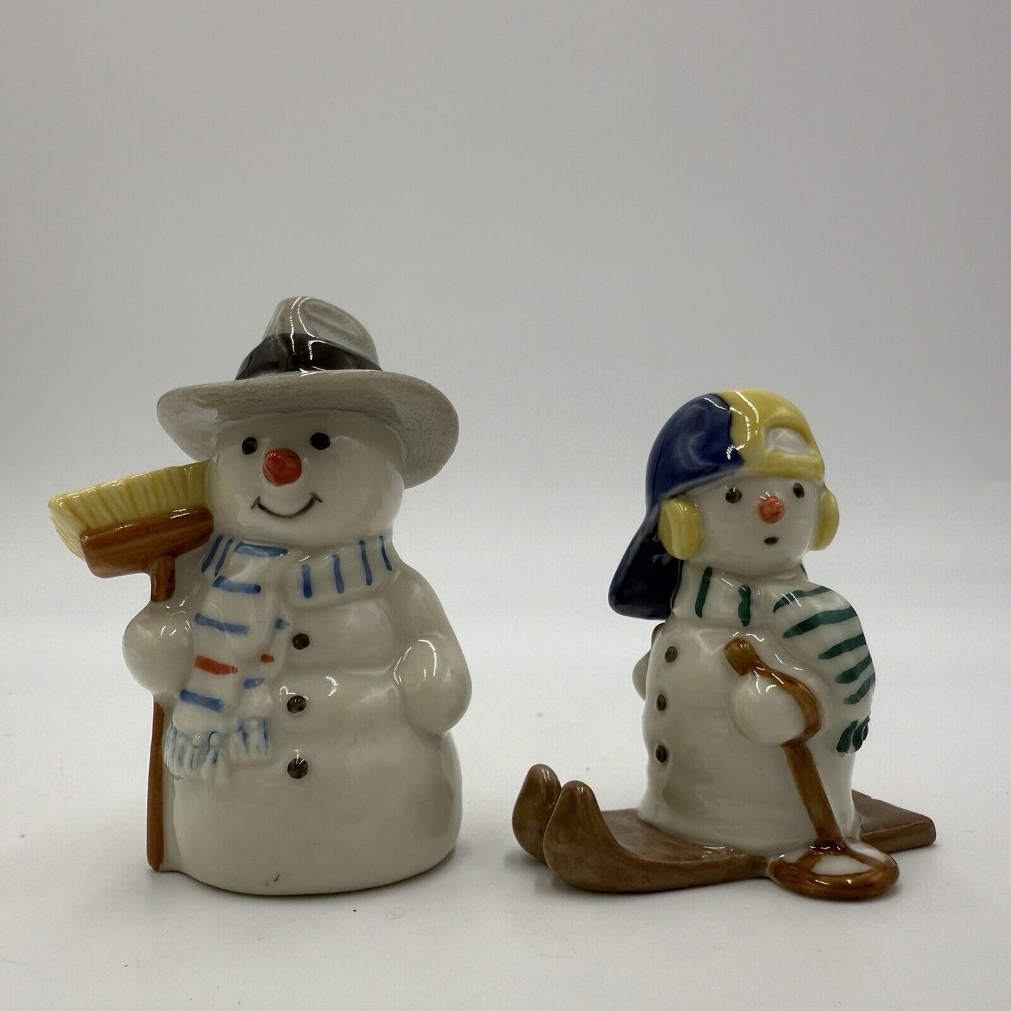 Royal Copenhagen Snowman Father And Son Denmark Figurines Christmas #768,771