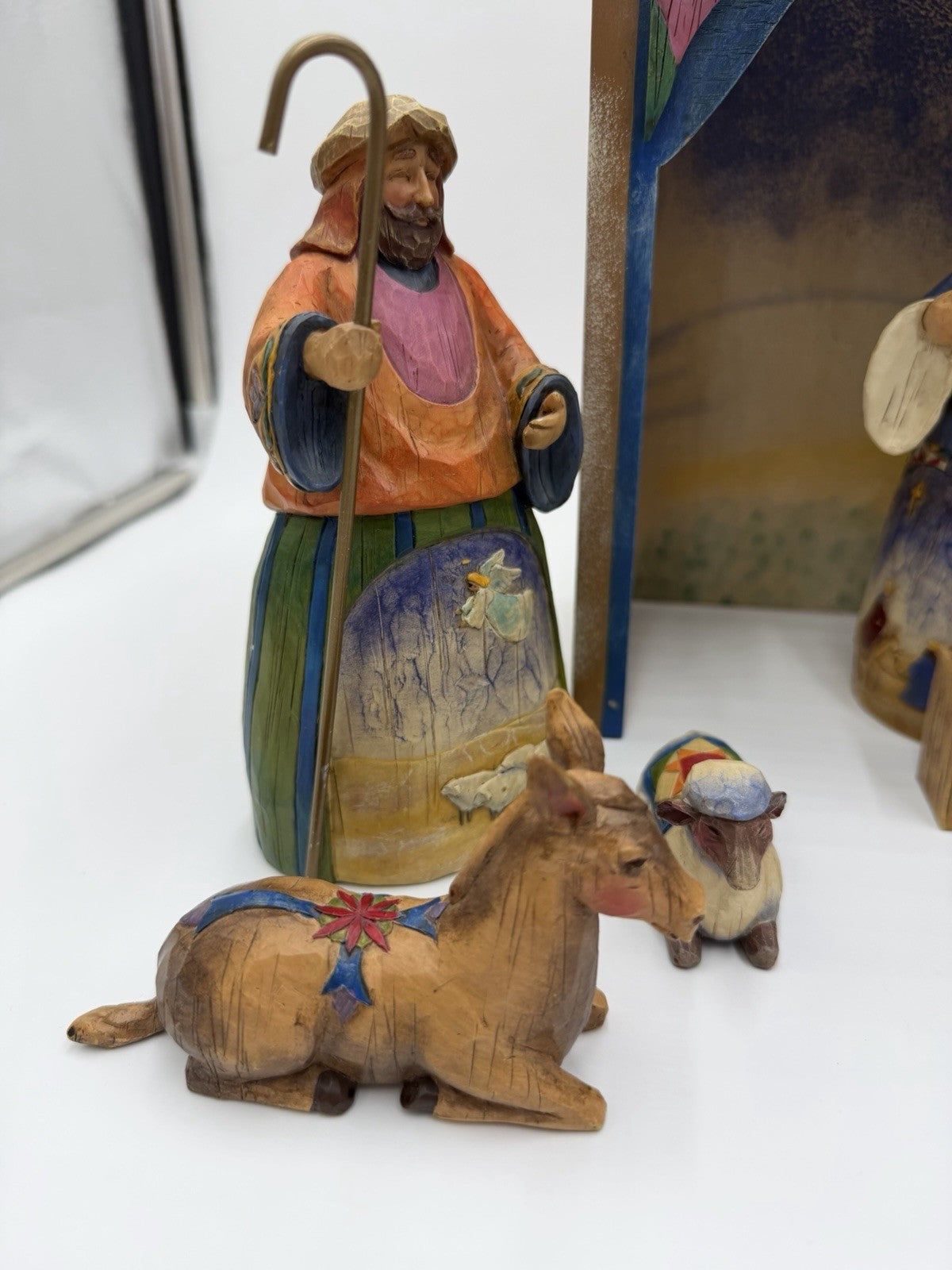 Jim Shore Heartwood Creek 2003 Nativity 9 PCs No Mary