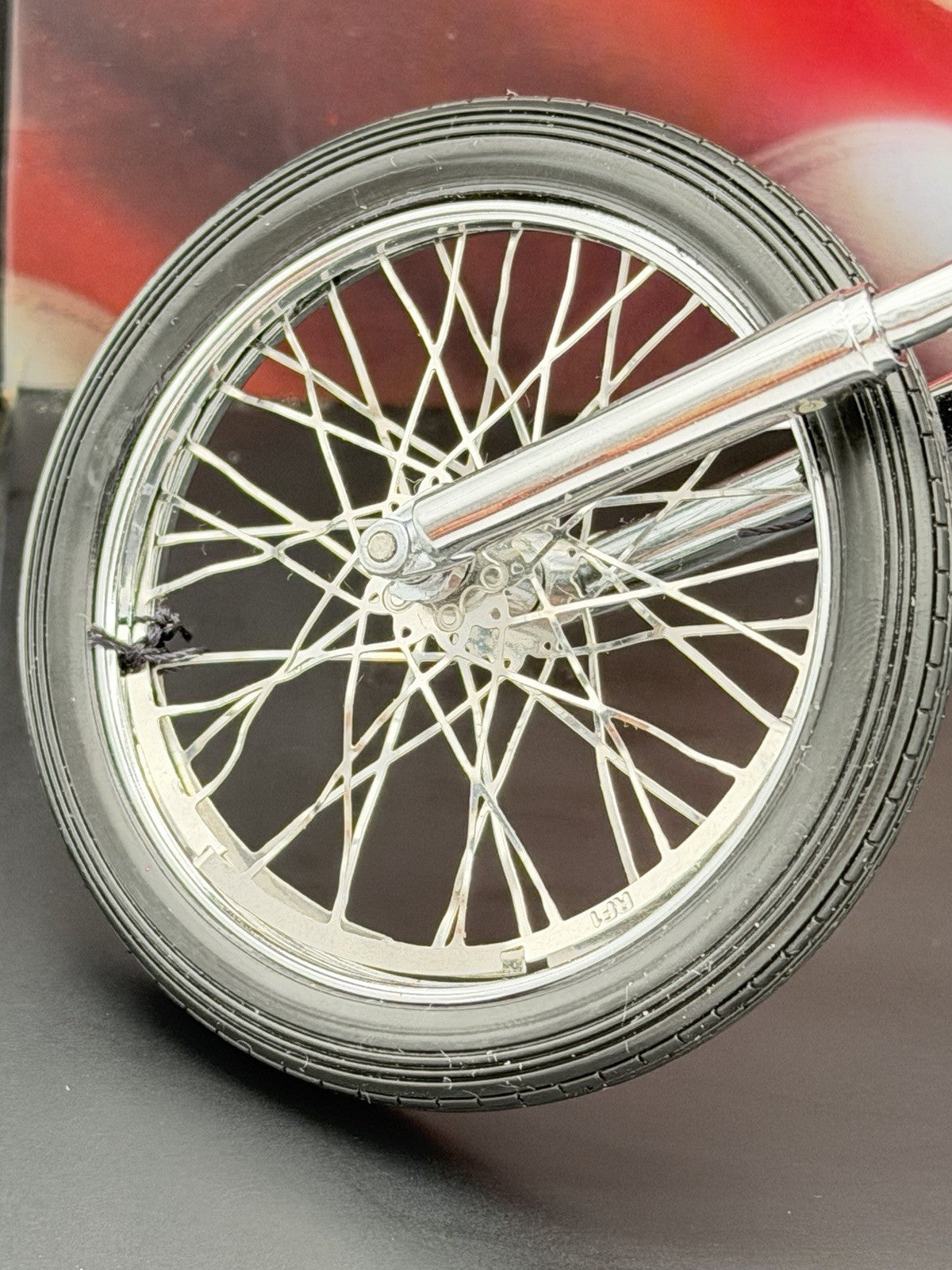 Franklin Mint Harley-Davidson 1969 Easy Rider 1:10 Scale Diecast (flawed Rims