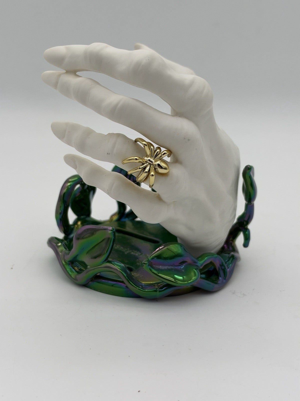 Bath & Body Works Ivy Witch Hand Foaming Soap Holder Halloween 2022 Spider Ring