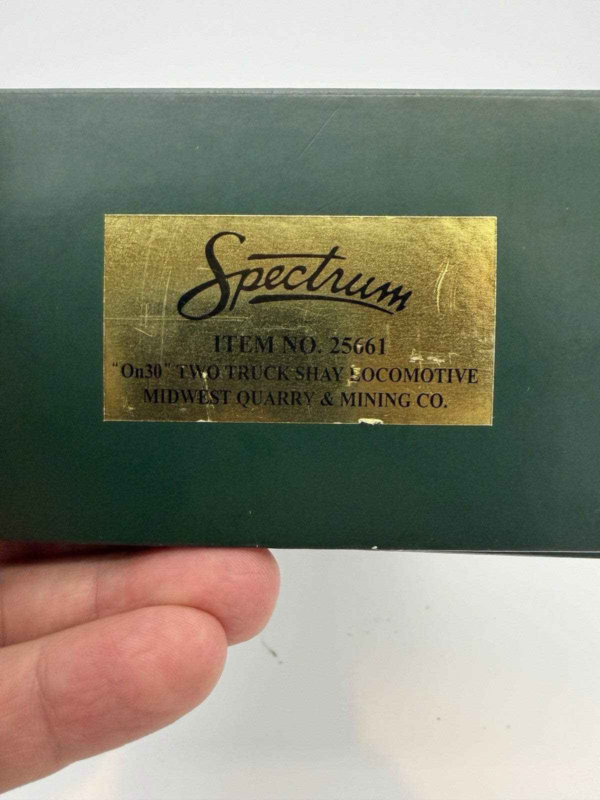 Bachmann Spectrum On30 Two Truck Shay Locomotive Midwest Quarry & Mining #25663