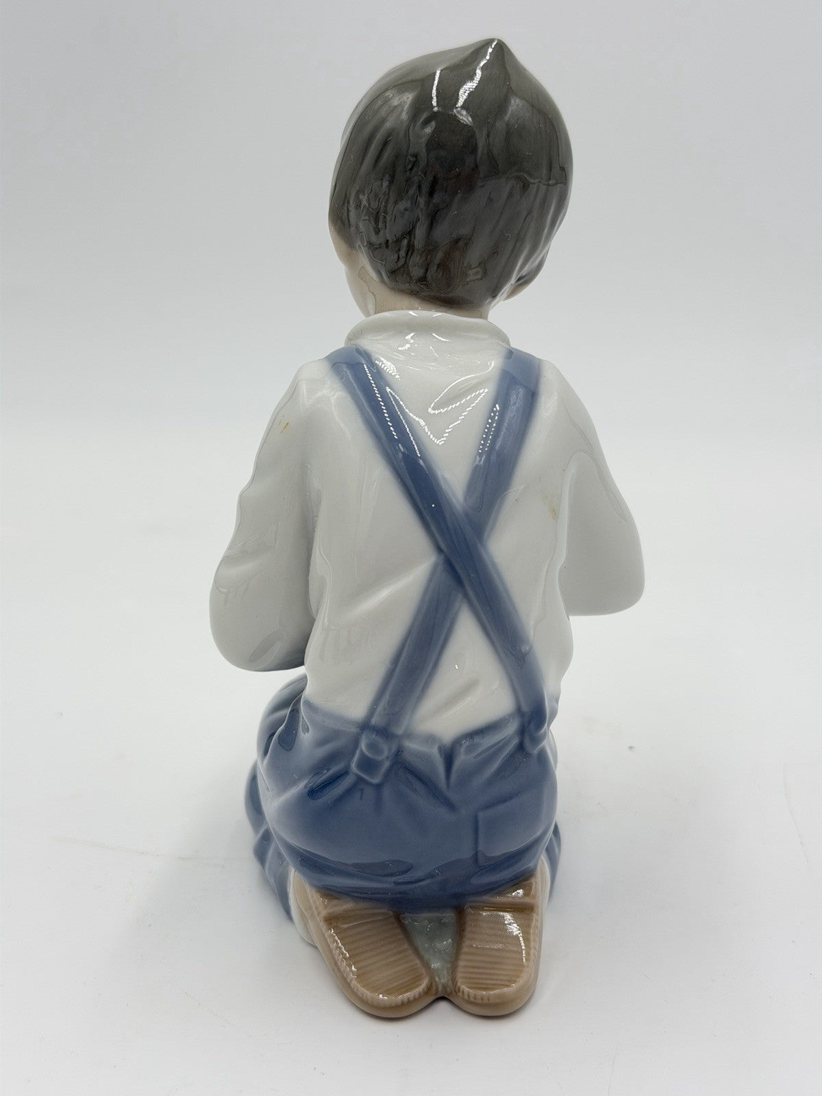 NAO by Lladro Spain Porcelain Boy with Puppy Forever Friends Figurine