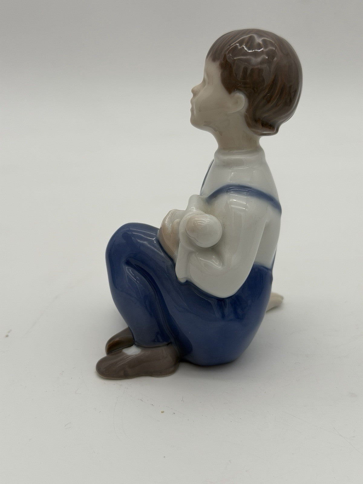Bing and Grondahl Denmark Porcelain Painted Children's Hour Figurine #2400 Vtg