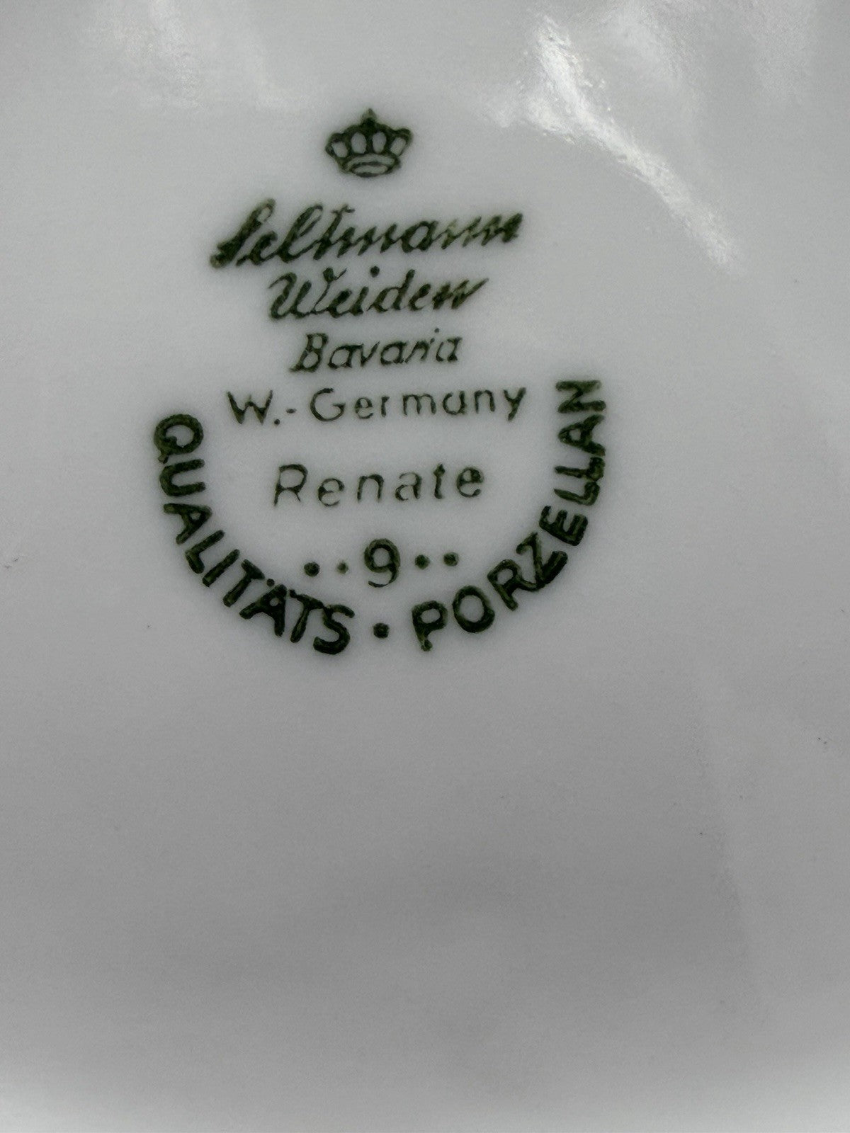 Seltmann Weiden Bavaria W. Germany RAINBOW BLUE Creamer Gravy & Sugar Bowl Set