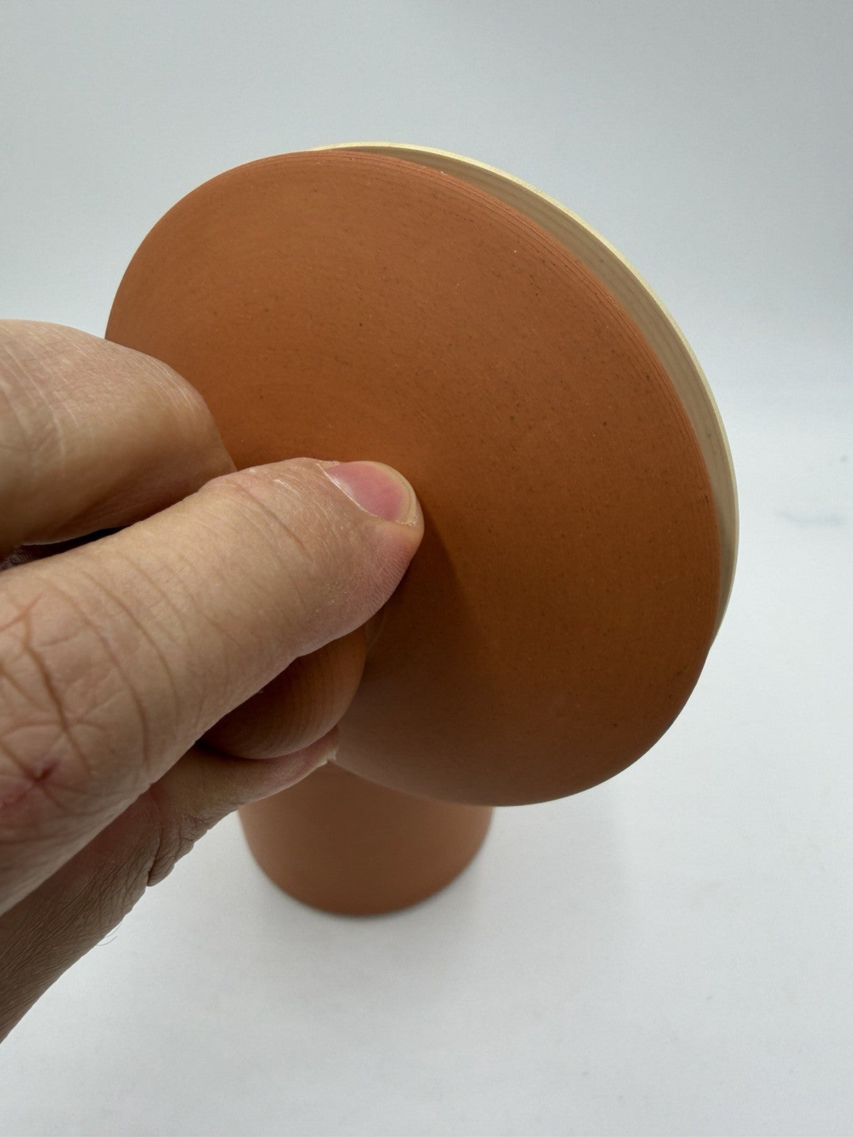 Henry Watson Pottery COFFEE The Original Suffolk Canister Terracotta England 7”H