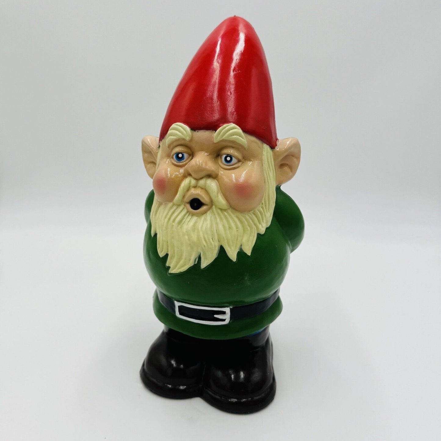 Big Mouth Toys Whistling Garden Gnome Motion Activated Sound Outdoor Sculpture