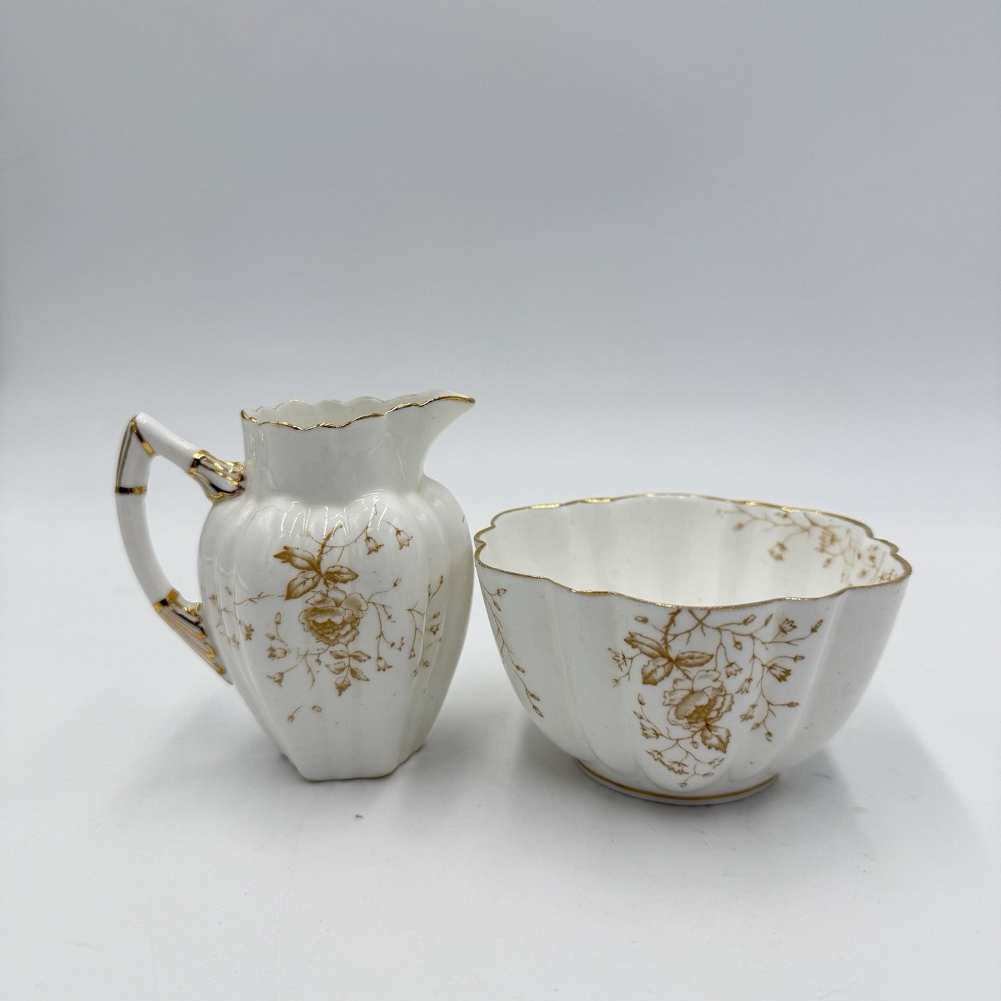 Antique Wileman Shelley Foley c1884 Pitcher and Bowl Miniature # Ra157683 Set