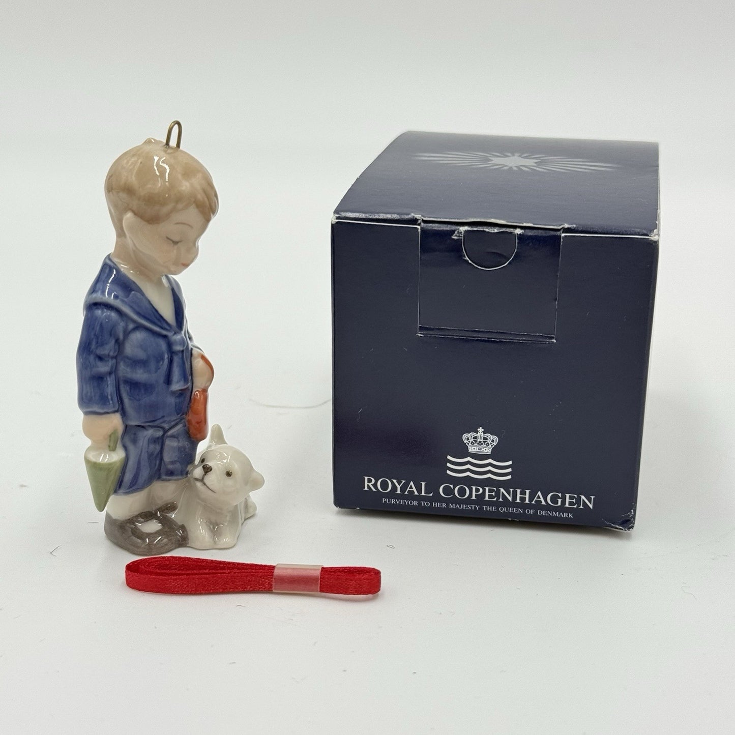 Vintage Royal Copenhagen Denmark 2000 Hans ornament Porcelain Figurine Christmas
