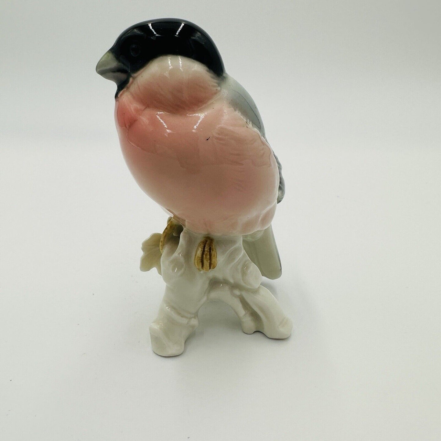 Karl Ens Bird Bullfinch Figurine Germany Antique Porcelain Statue Marked Rare