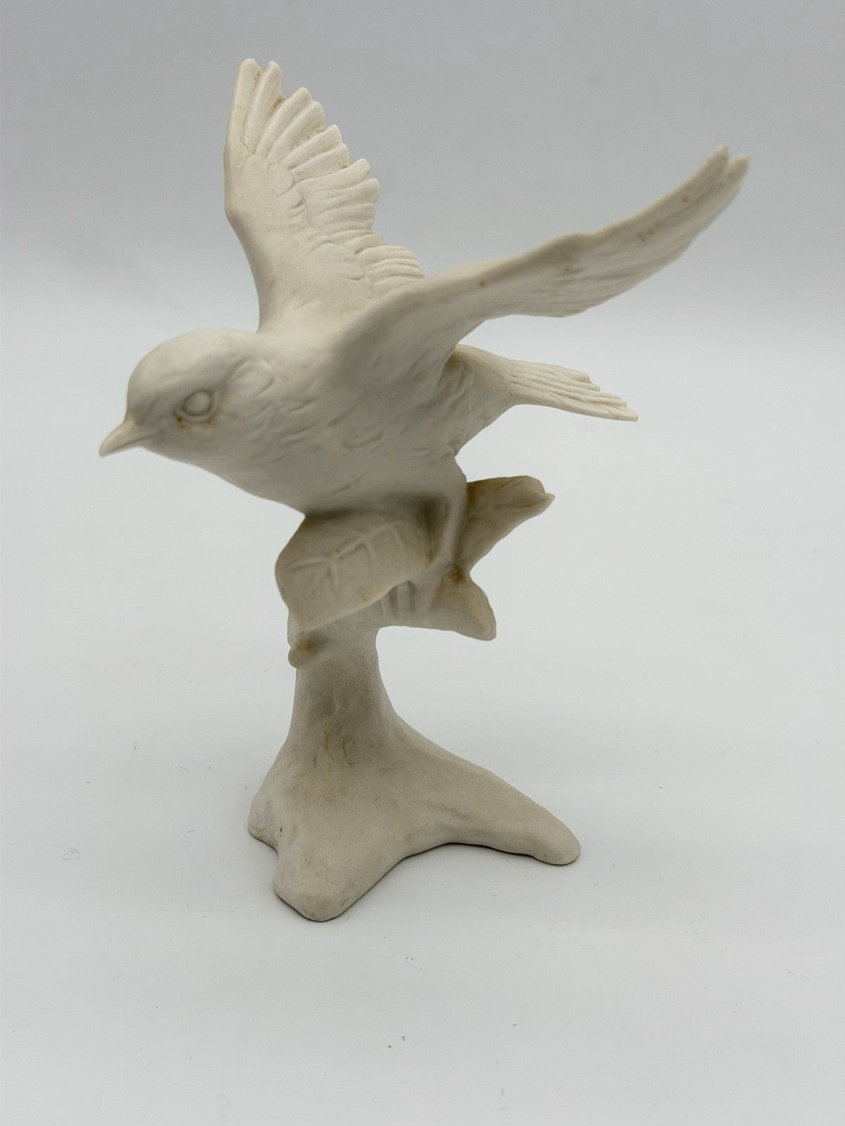 Goebel Great Titmouse White Bisque Porcelain Bird Figurine Germany Unpainted 5”