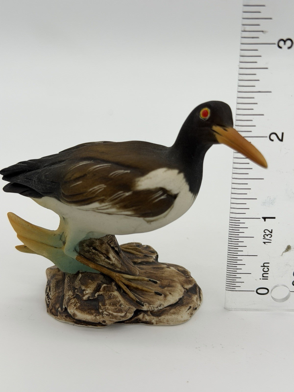 vintage capodimonte Italy Riccardo Pennati American Oystercatcher bird figurine
