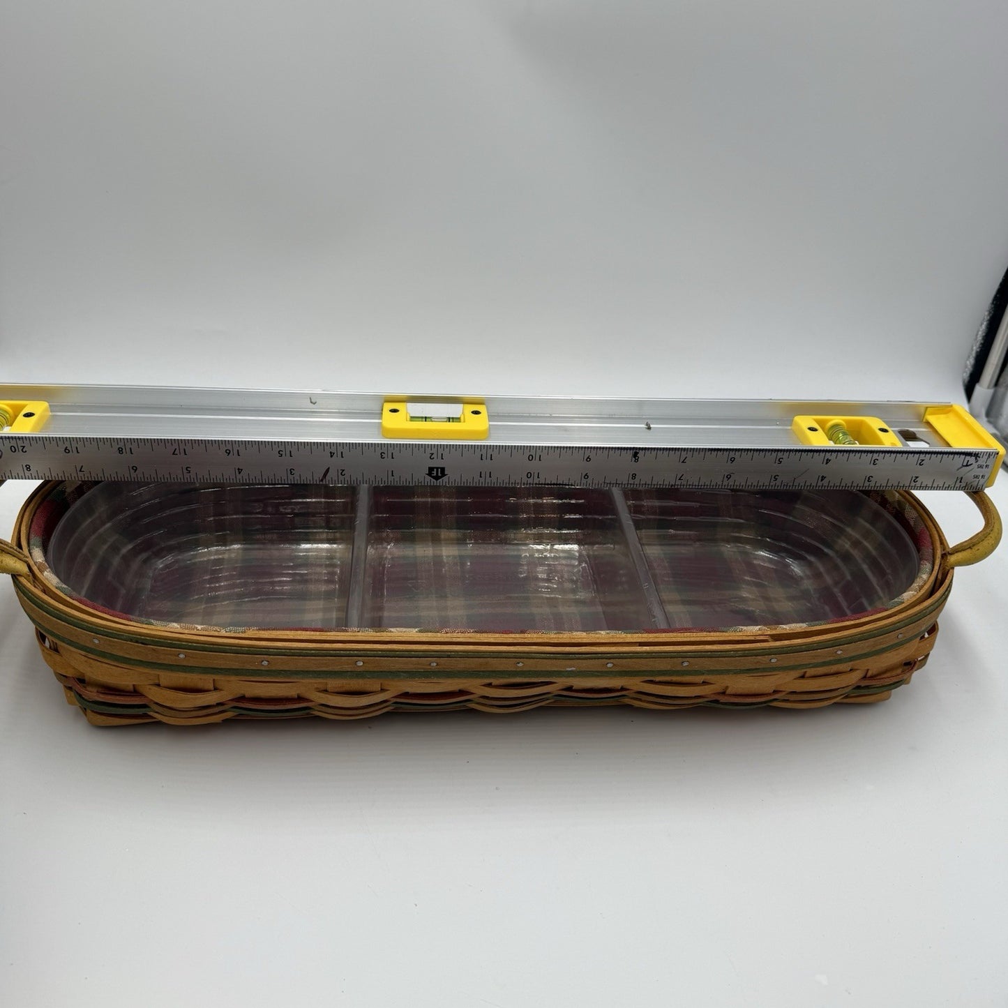 Longaberger 2000 Autumn Reflections Large Small Harvest Blessings Basket 20”x9”
