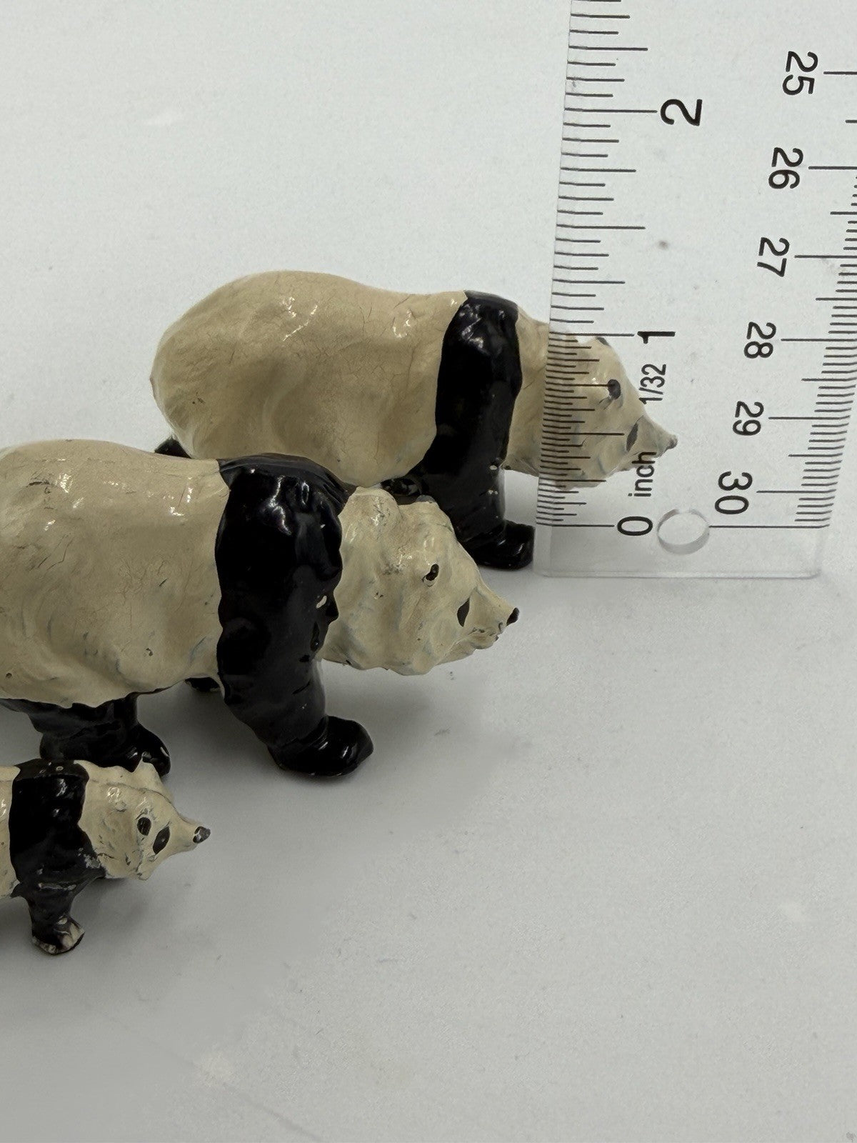 Britains Ltd Lead Metal Zoological Series No. 9011 Panda Bears England Figurines