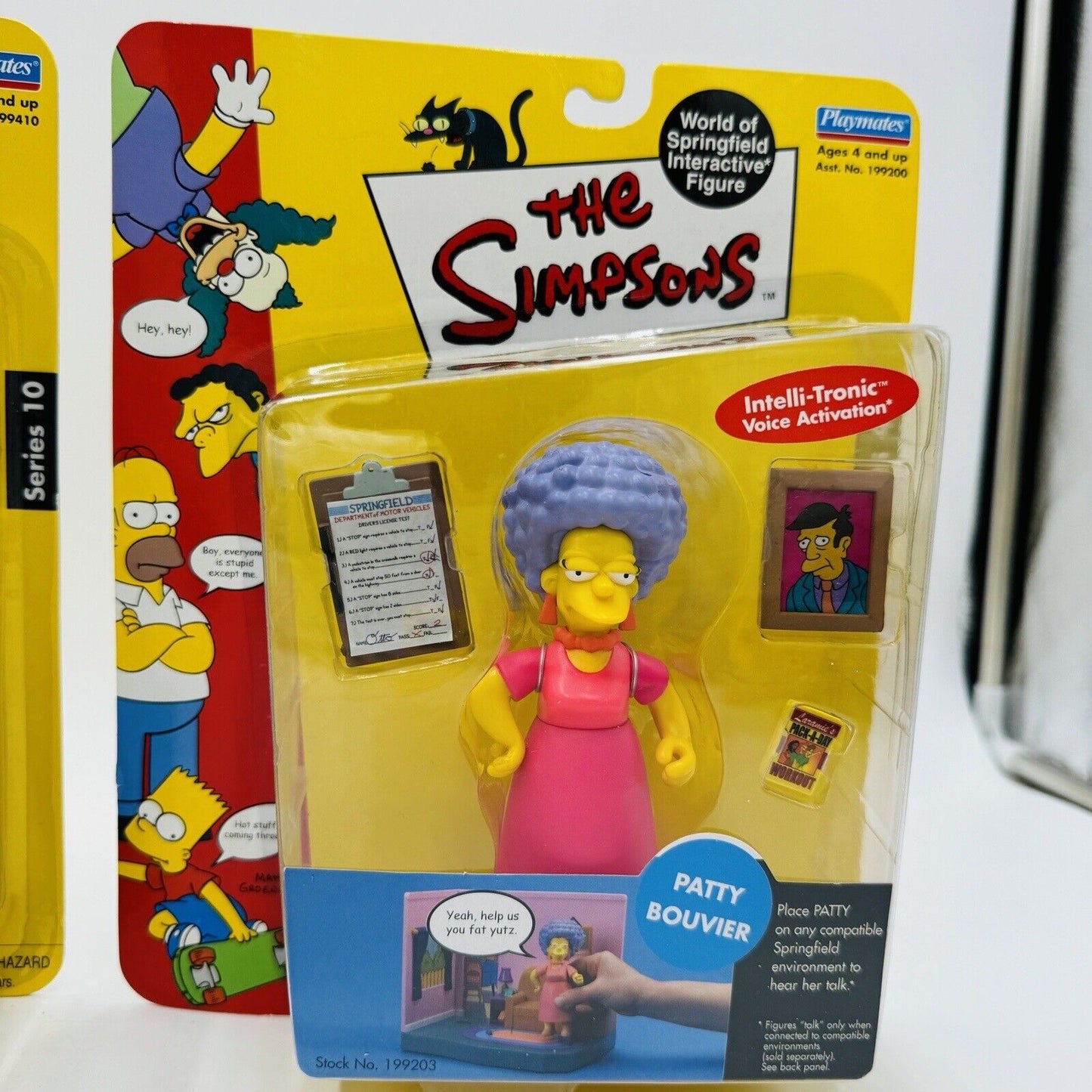 The Simpsons World Of Springfield Sealed Figures Playmates Dr Marvin & Patty