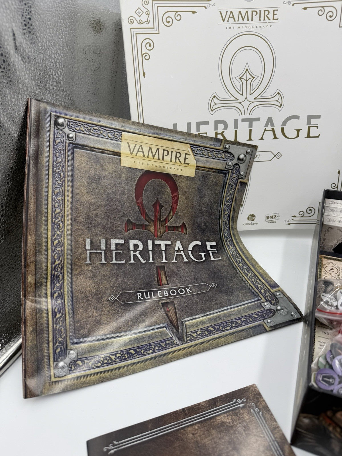 Vampire The Masquerade Heritage A Legacy Board Game 1306-1997 Used